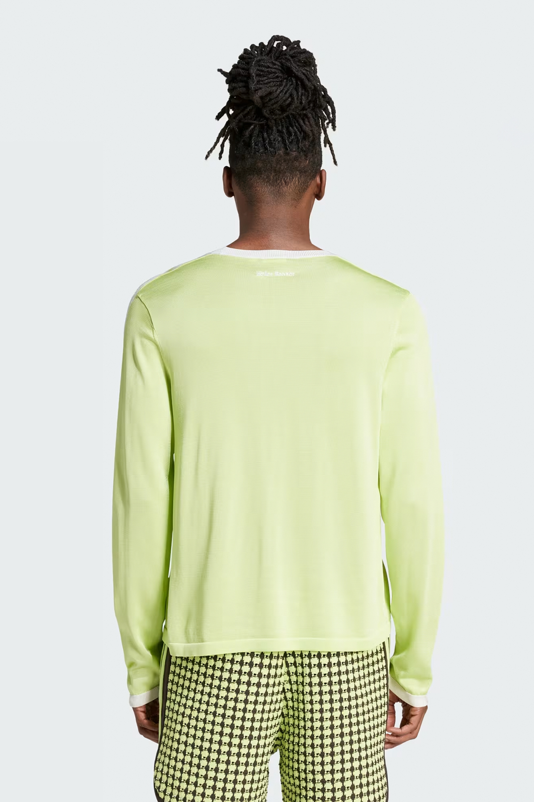 ADIDAS X Wales Bonner Viscose Blend Knit Long Sleeve T-Shirt