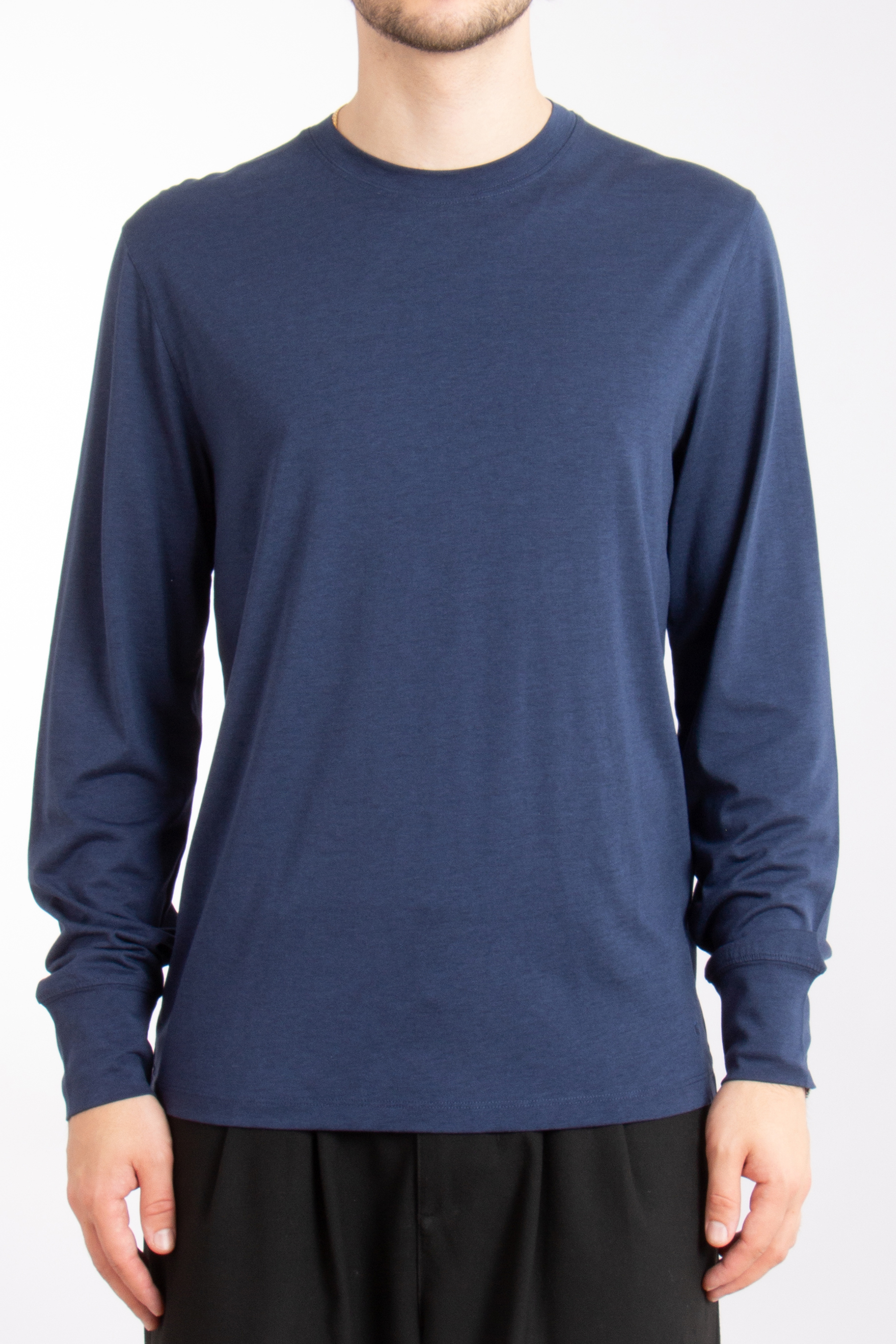 TOM FORD Lyocell-Cotton Blend Long Sleeve T-Shirt