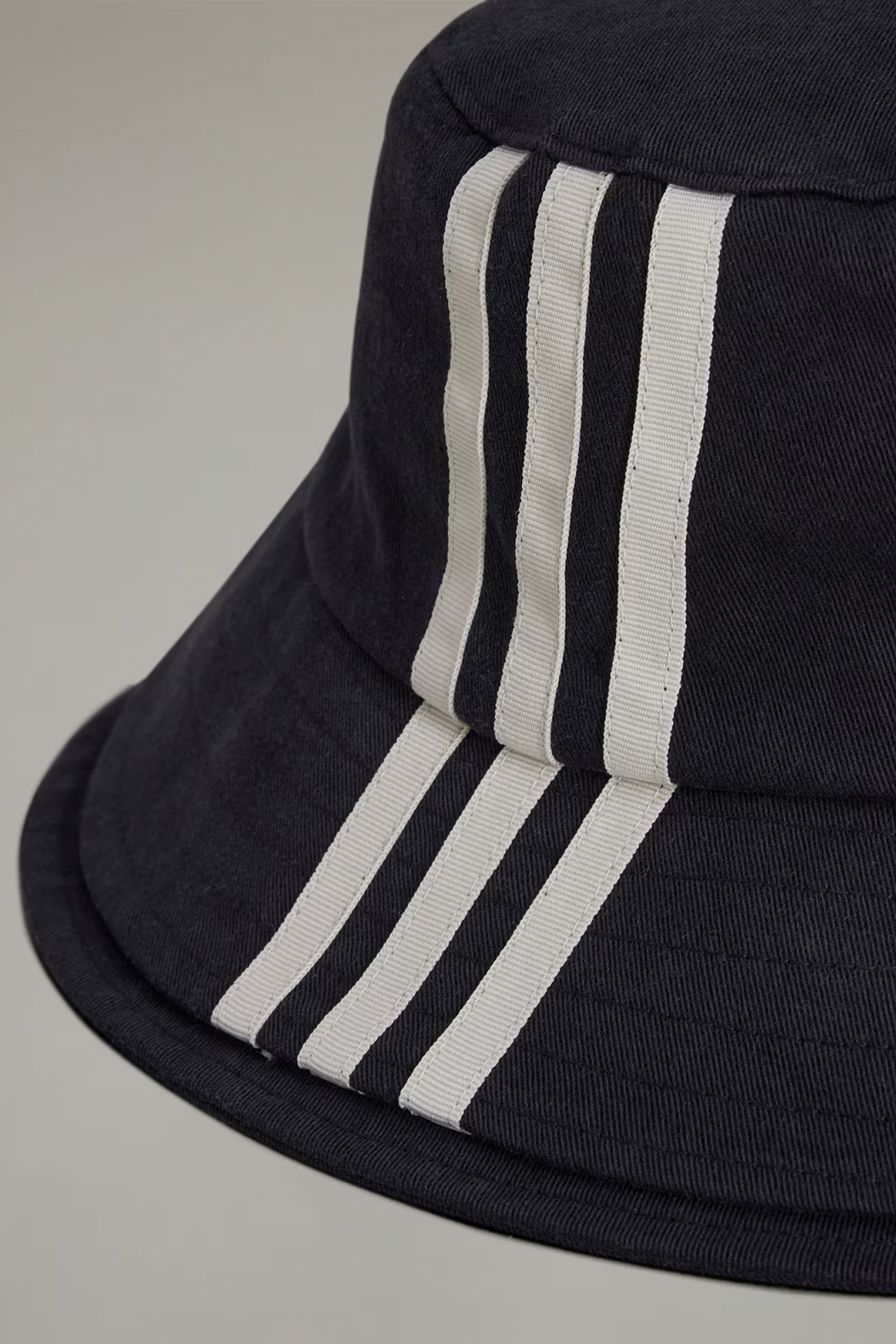 Y-3 3-Stripes Cotton Twill Bucket Hat