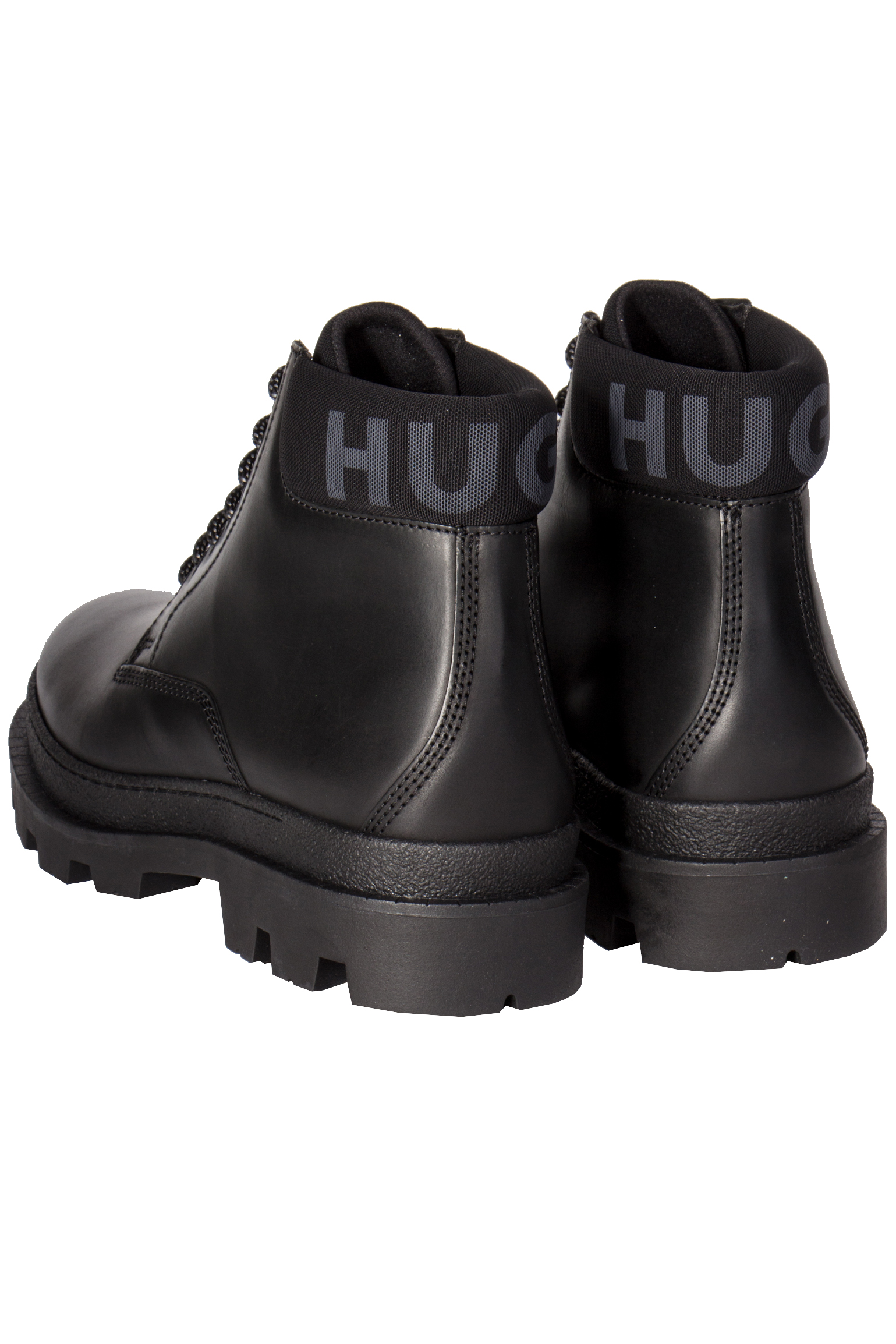 HUGO Branded-Collar Half Boots Graham