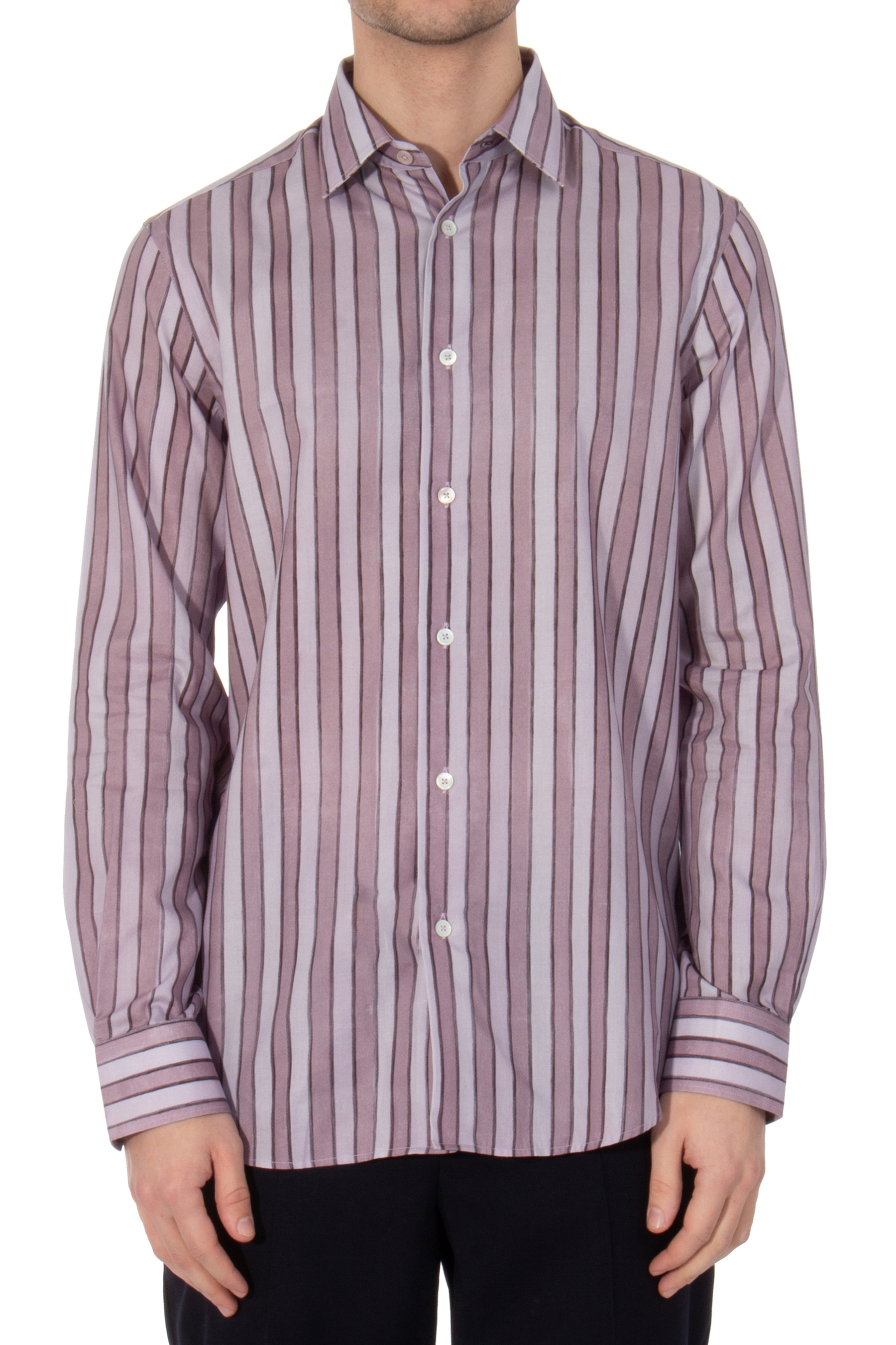 PAUL SMITH 'Painted Stripe' Organic Cotton Shirt