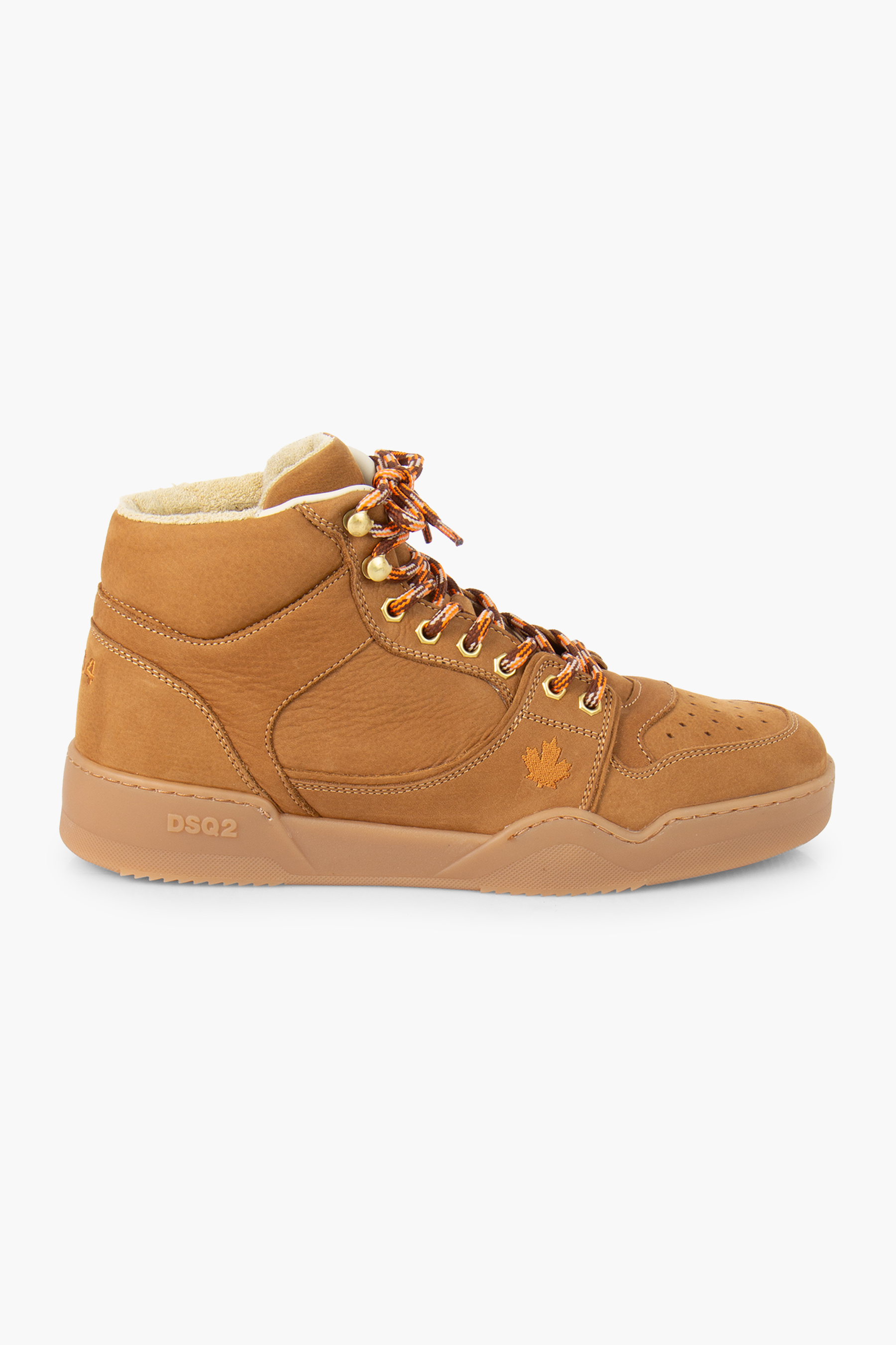 DSQUARED2 High Top Nubuk Sneakers Spiker