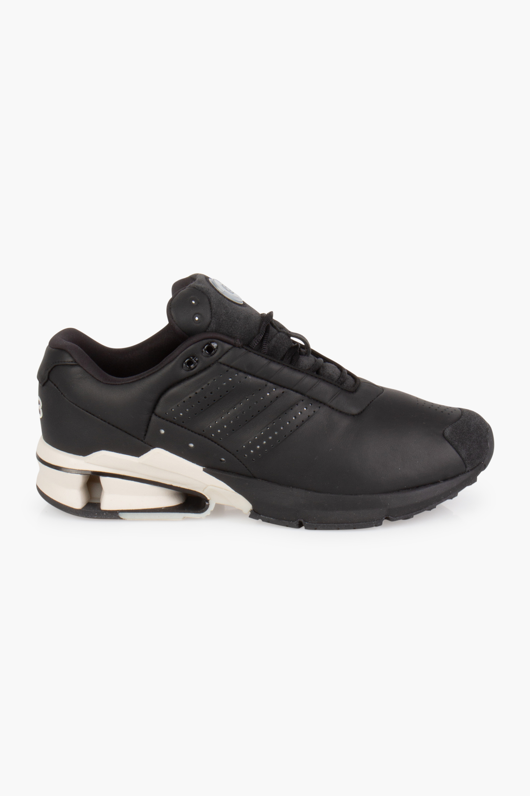 Y-3 Leather & Cashmere Suede Sneakers A3 Control