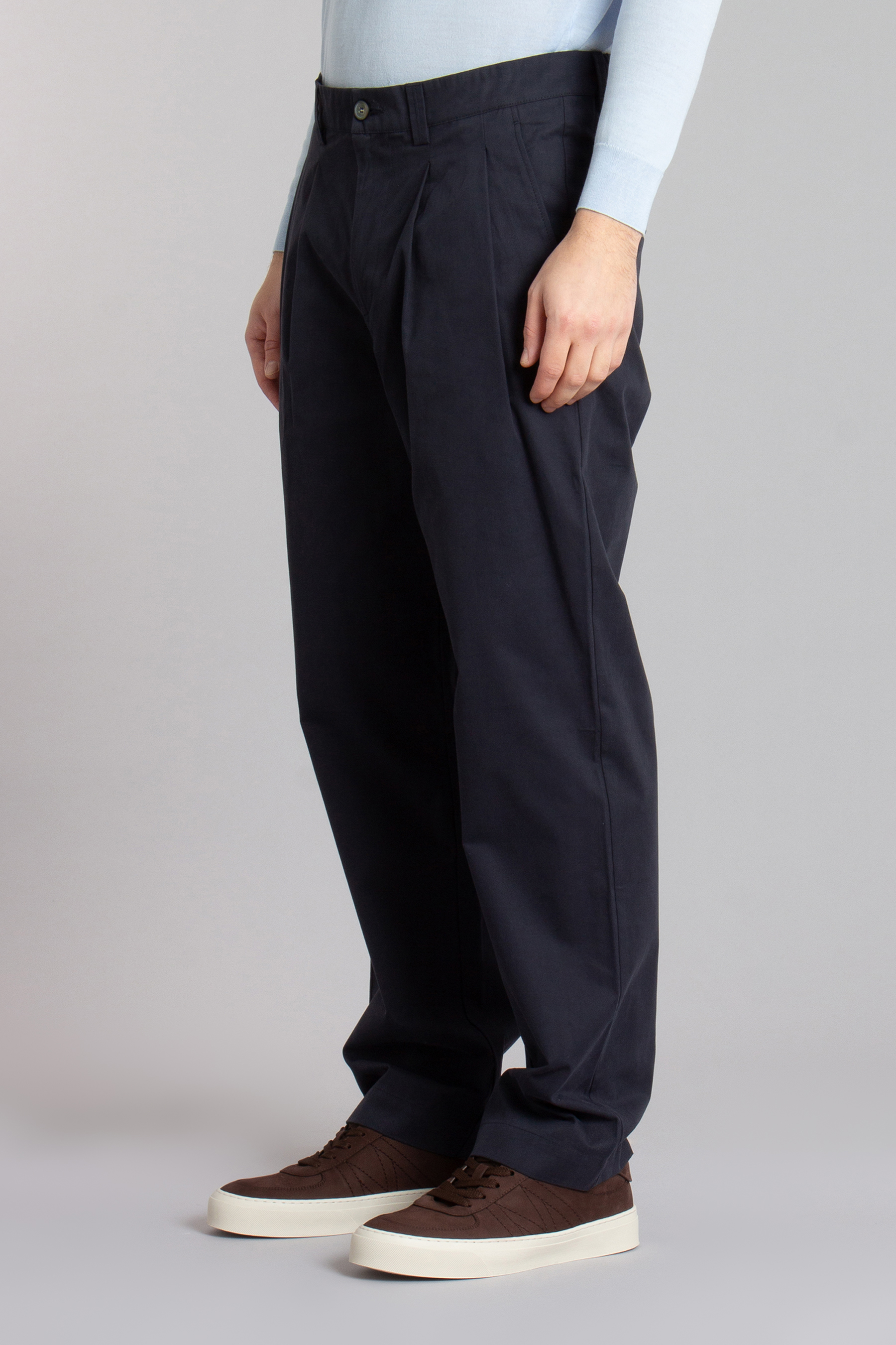 SEASE Wide Fit Cotton Pants