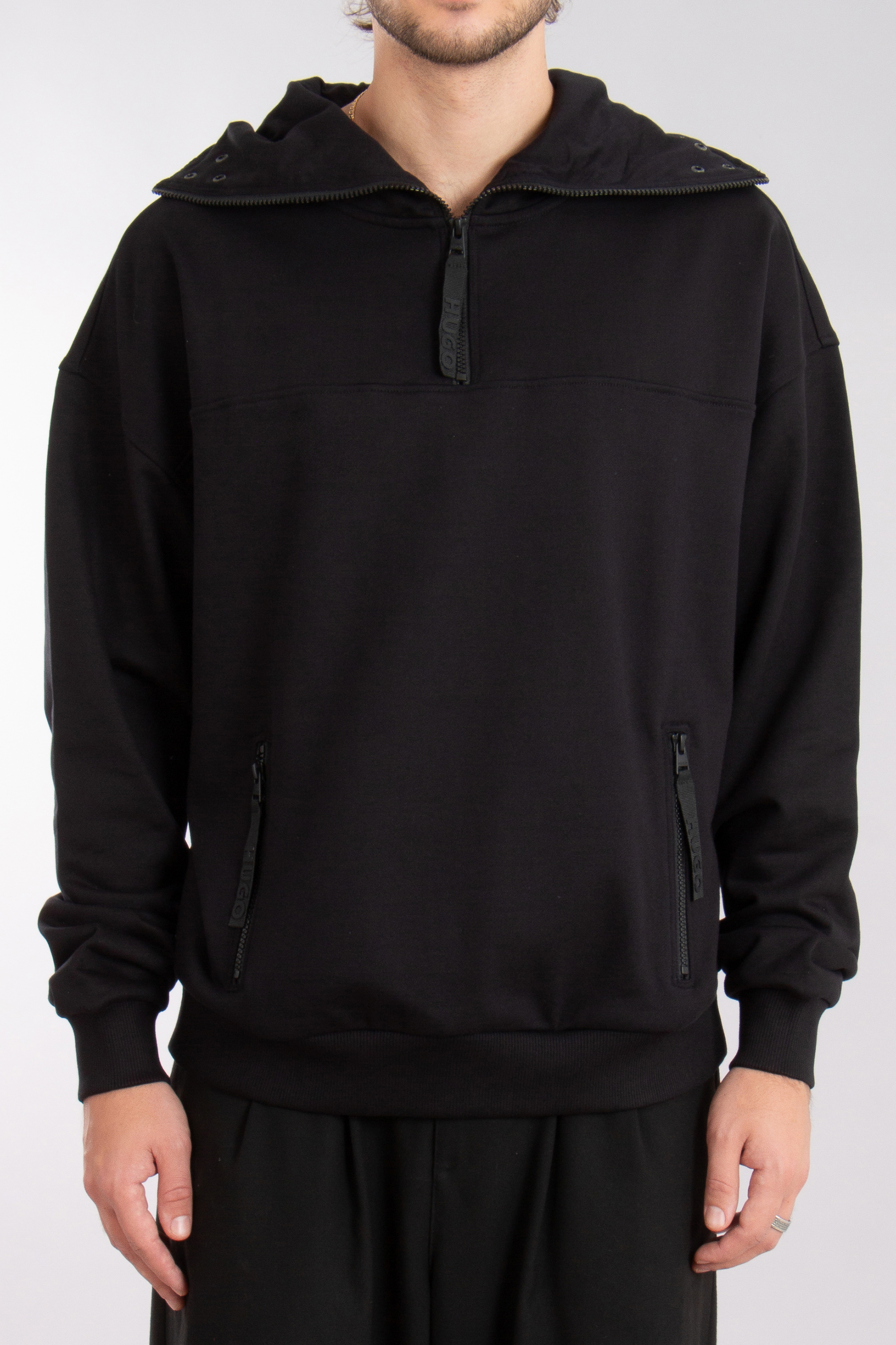 HUGO Oversized Cotton Hoodie Dilaktech