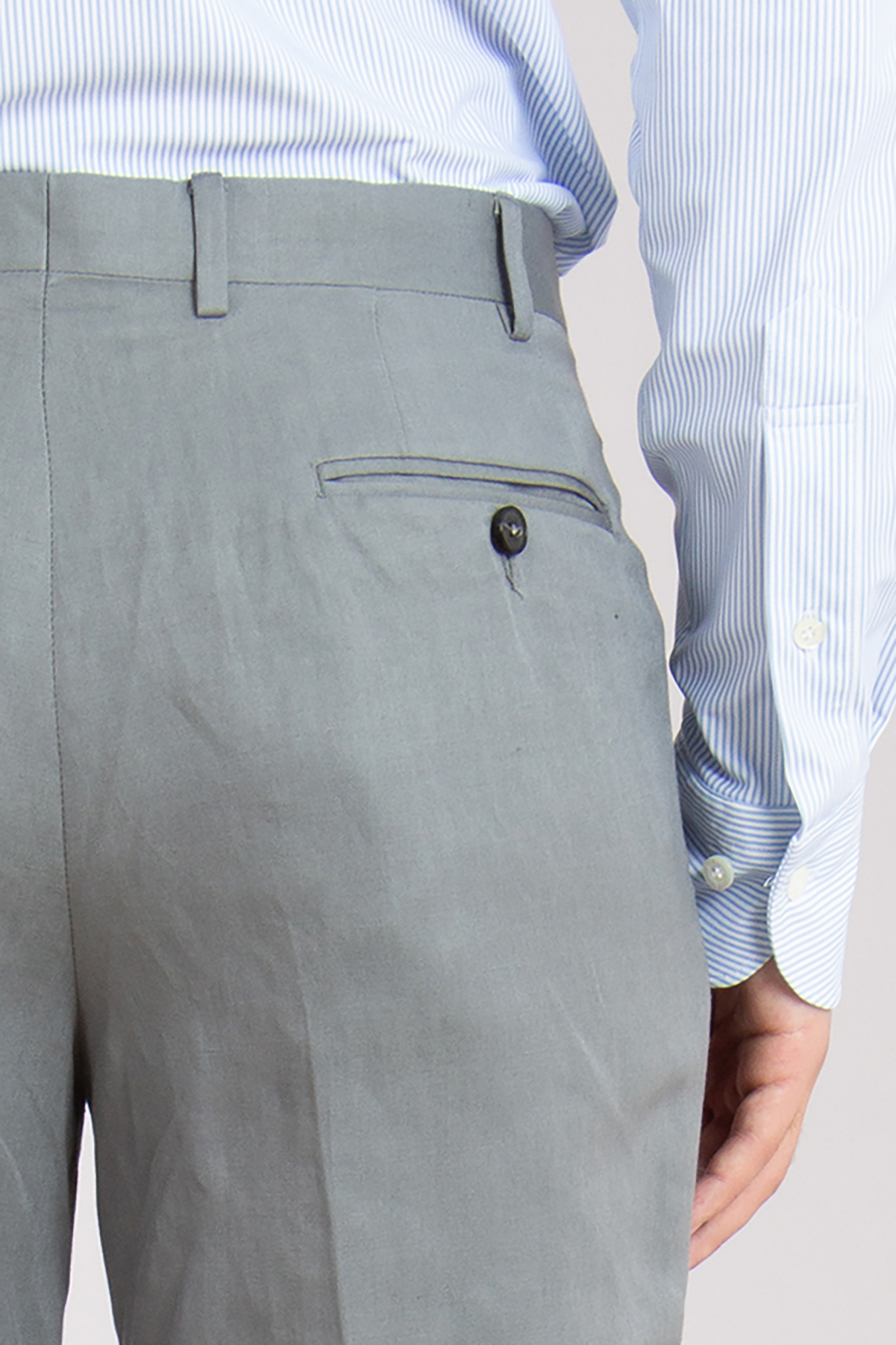 CANALI Linen-Silk Blend Pants