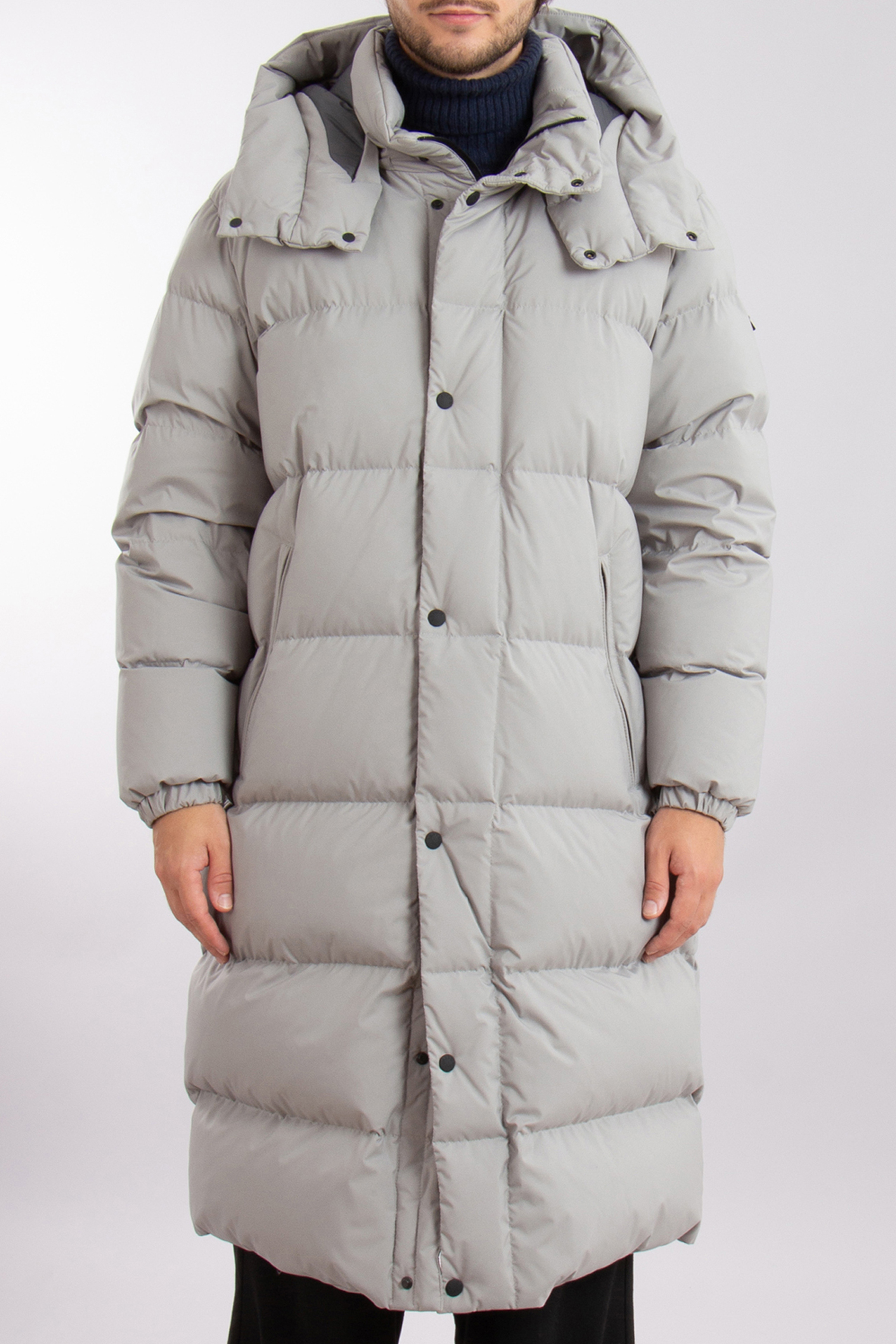 KITON Quilted Technical Fabric Down Coat