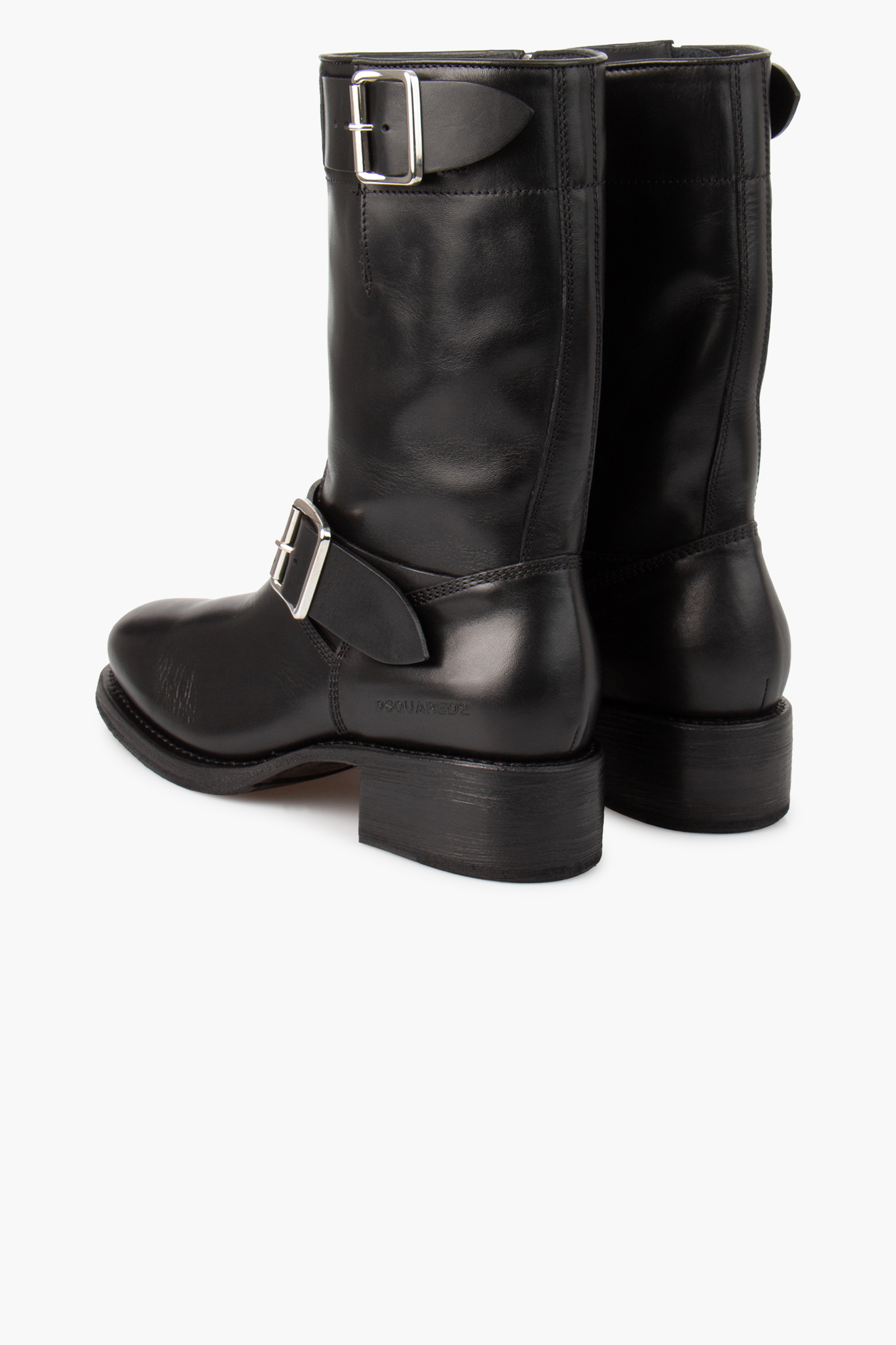 DSQUARED2 Leather Biker Boots Harley