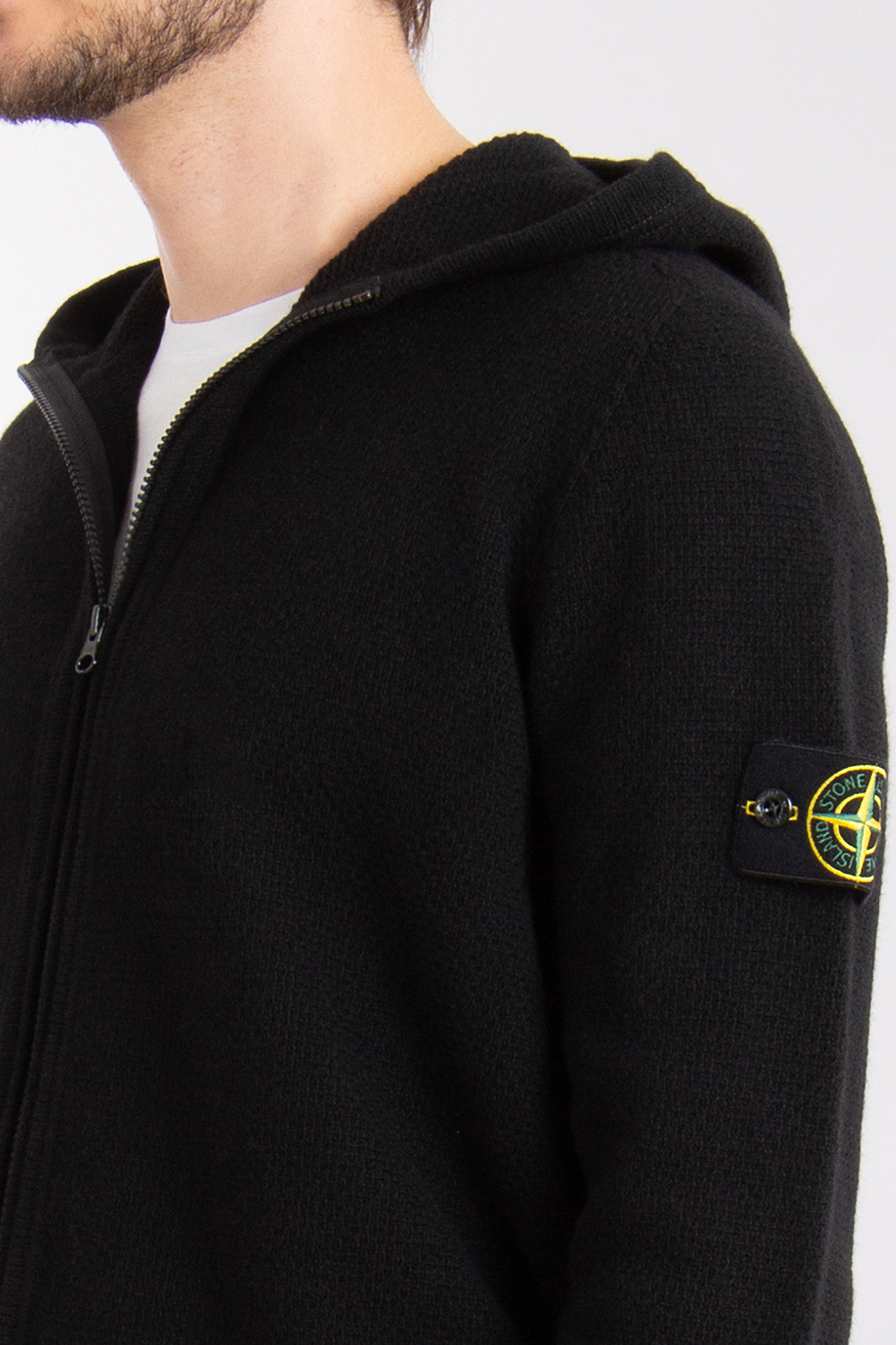 STONE ISLAND Wool Blend Cardigan