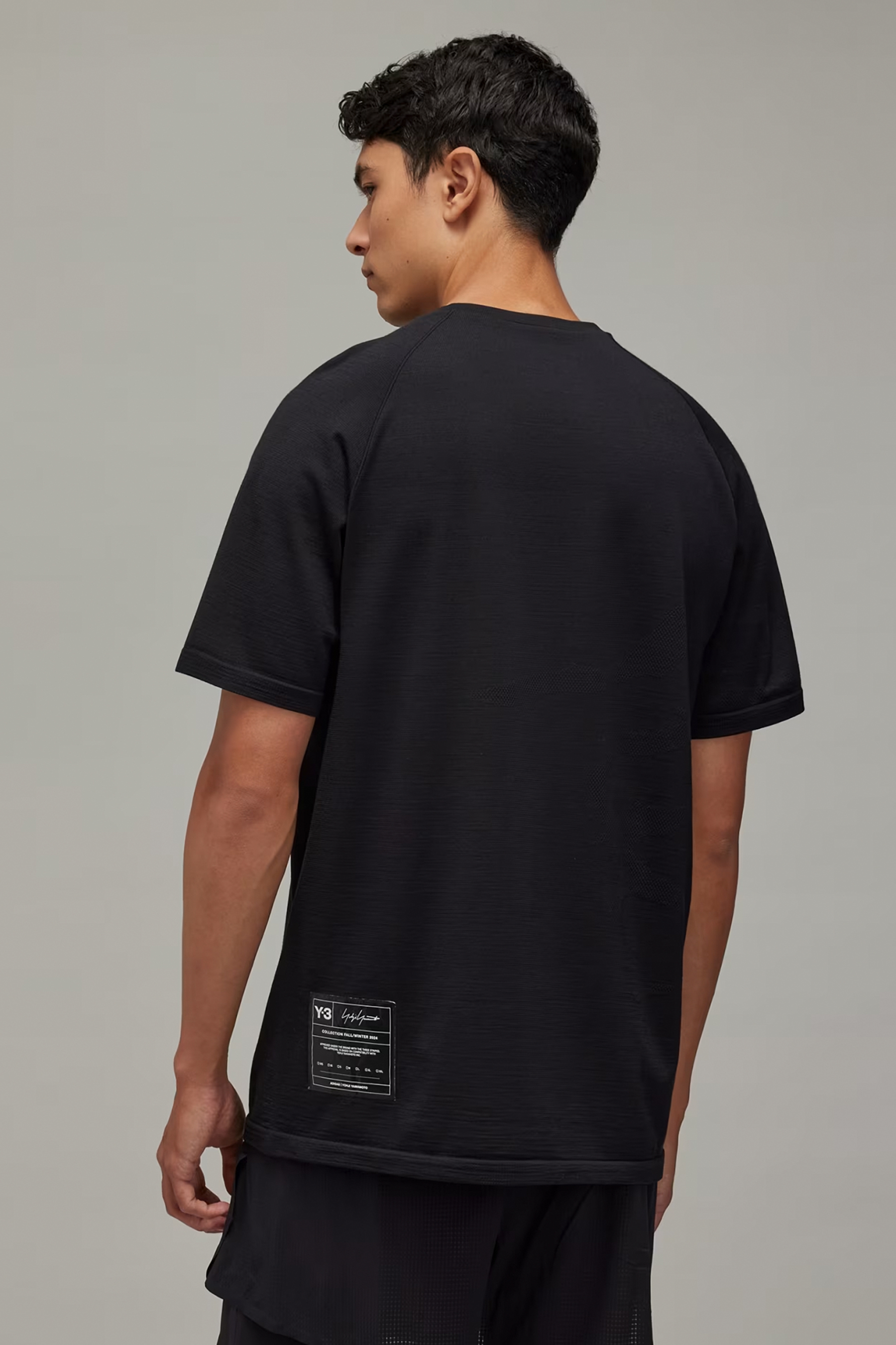 Y-3 Recycled Polyester-Wool Blend Running T-Shirt