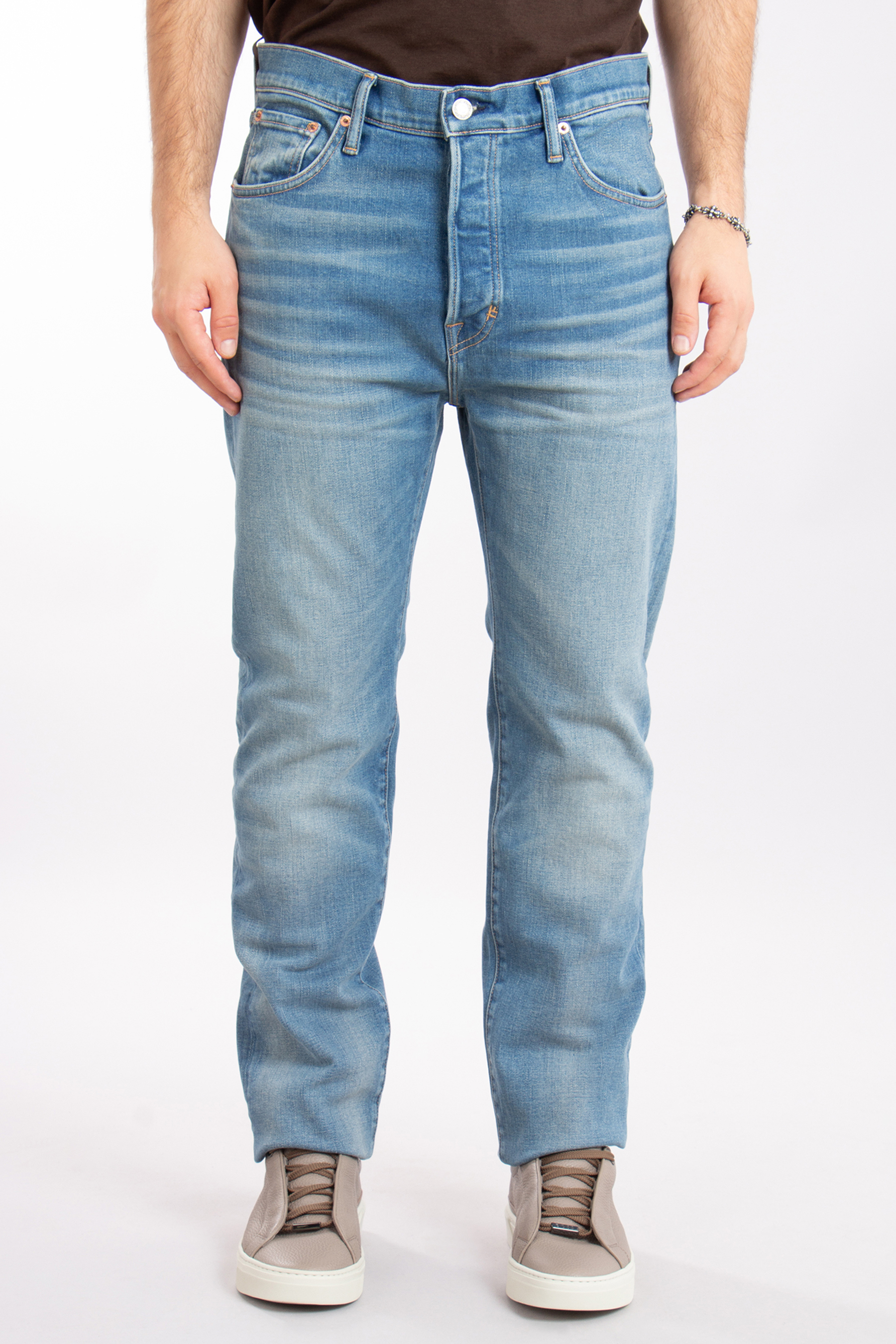 TOM FORD Standard Fit Cotton Denim Jeans