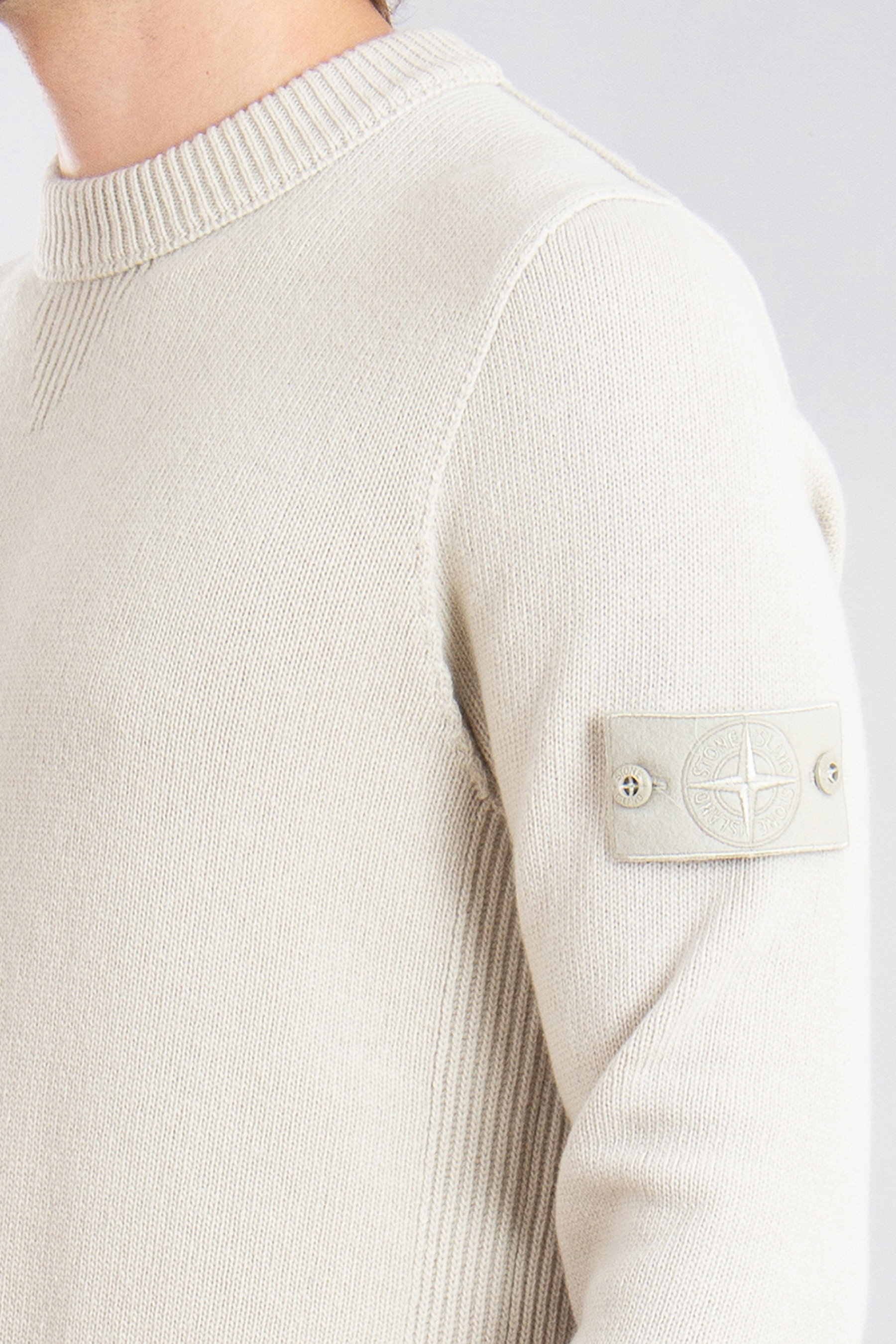 STONE ISLAND Ghost Piece Virgin Wool Sweater