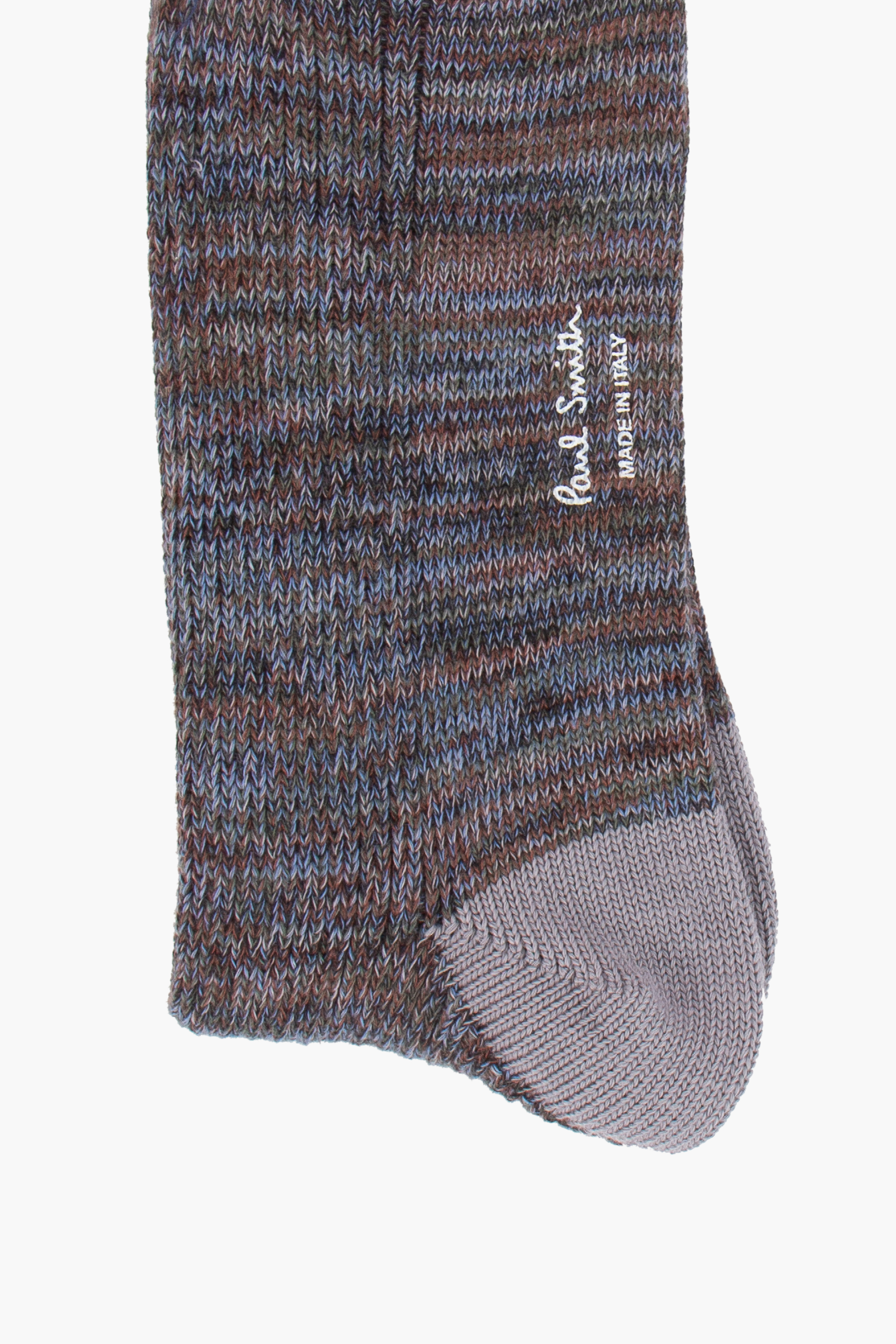 PAUL SMITH Organically Grown Cotton Blend Chunky Knit Socks Hector