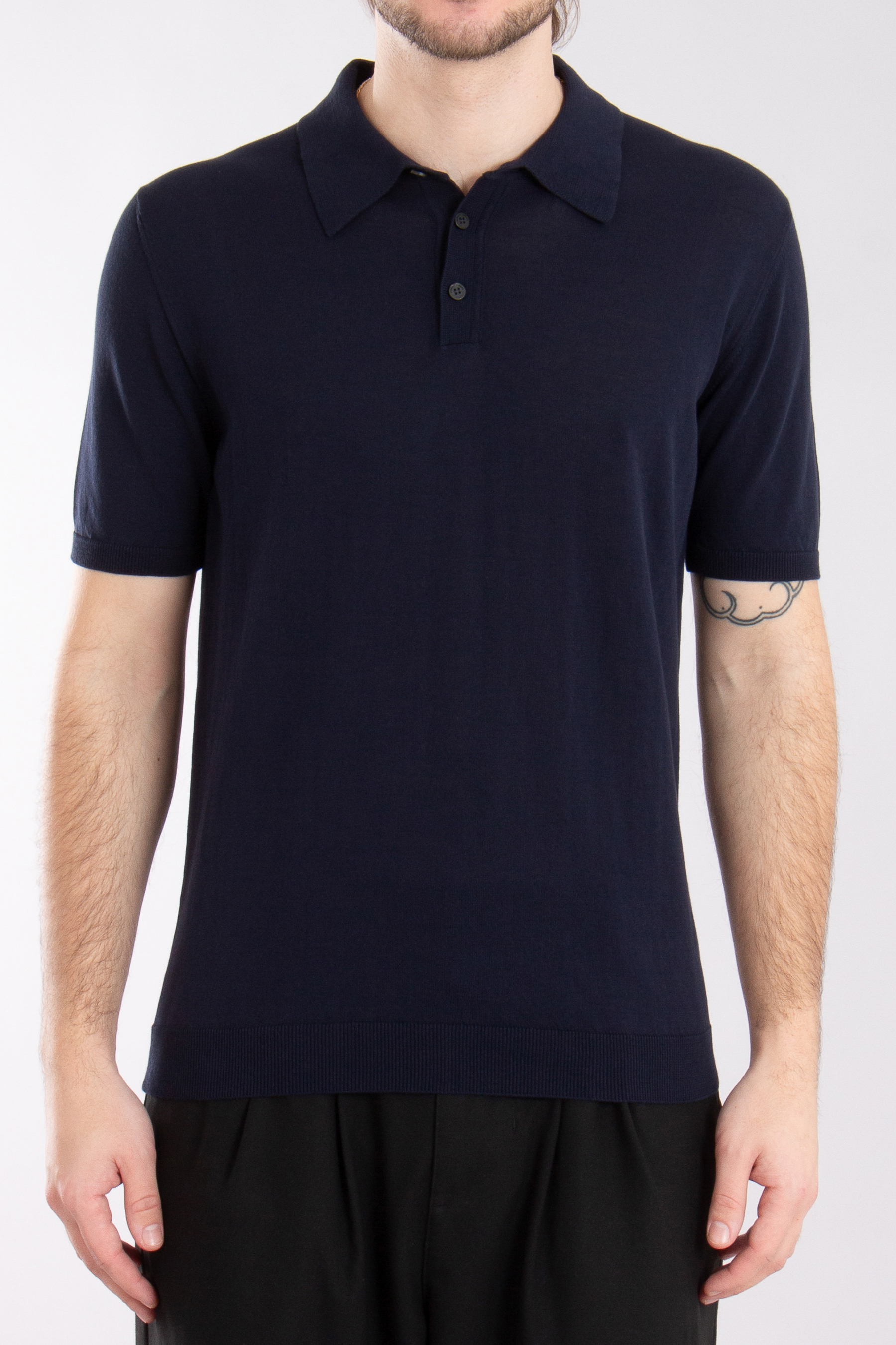 ROBERTO COLLINA Light Cotton Knit Polo