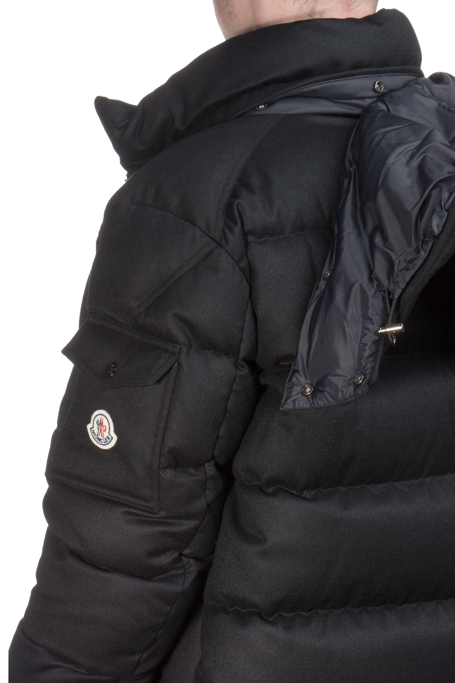 MONCLER Montgenevre Wool Flannel Down Jacket 1A5370054272999