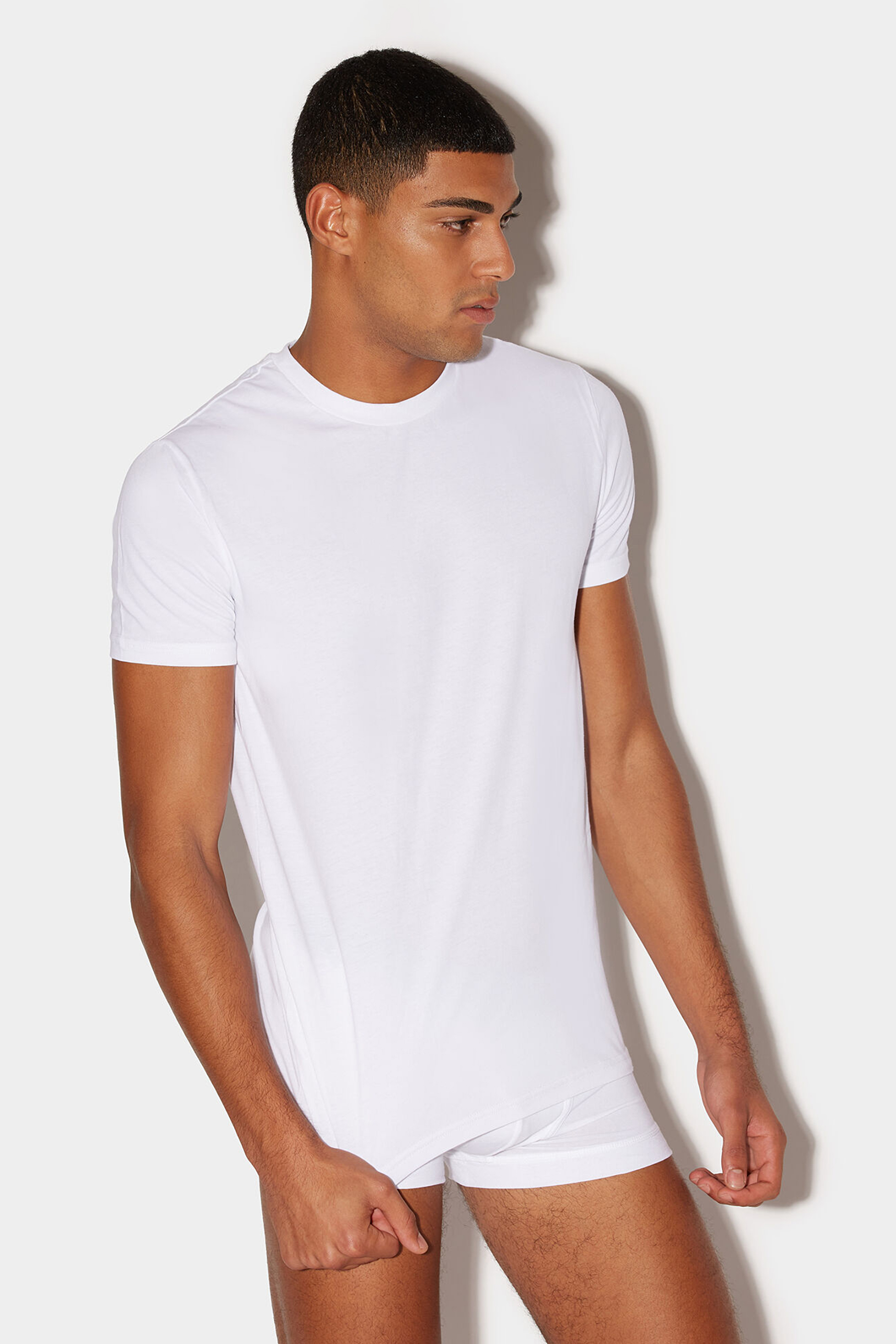 DSQUARED2 2-Pack Micromodal Stretch Crew Neck T-Shirt