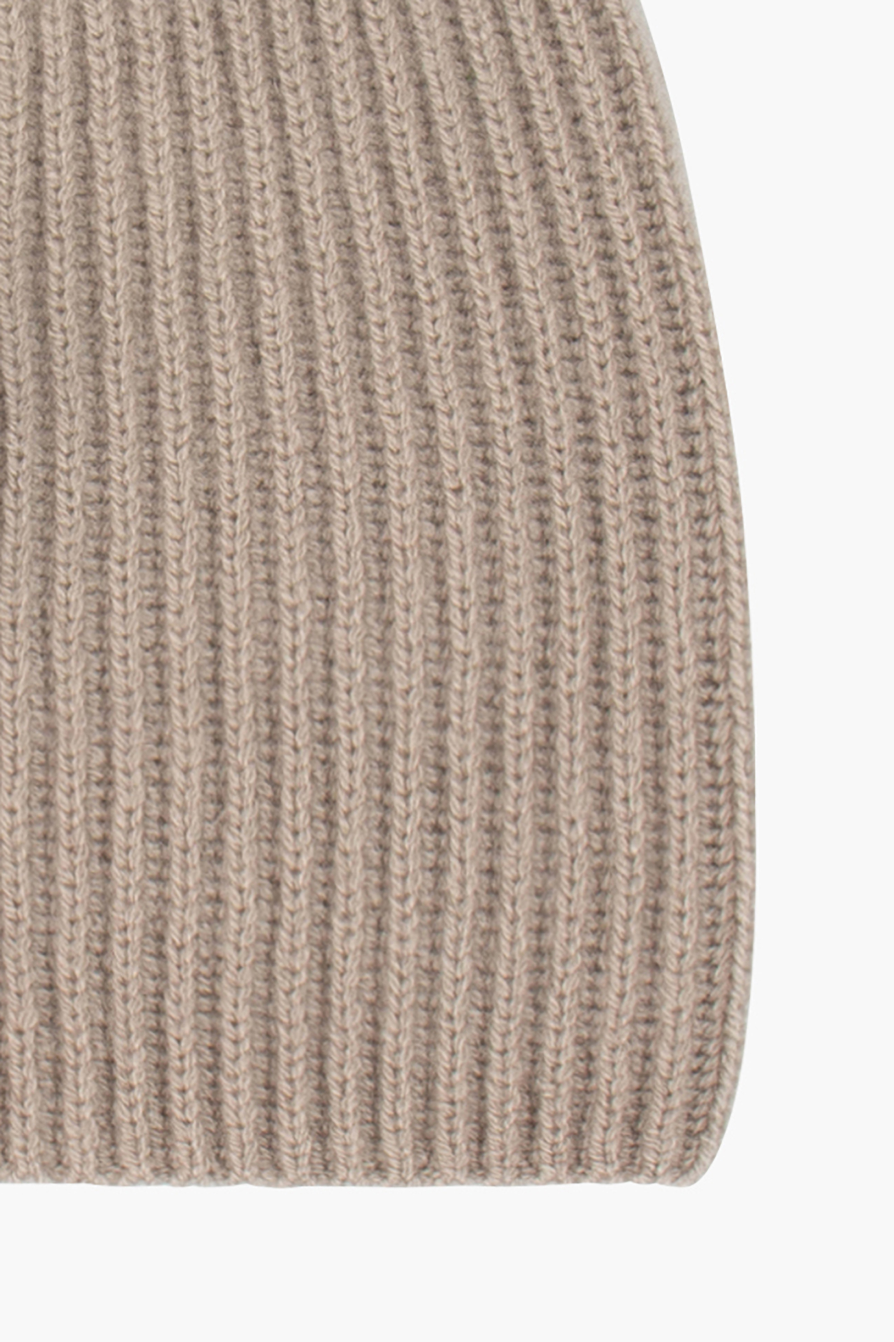 ALLUDE Ribbed Cashmere Beanie