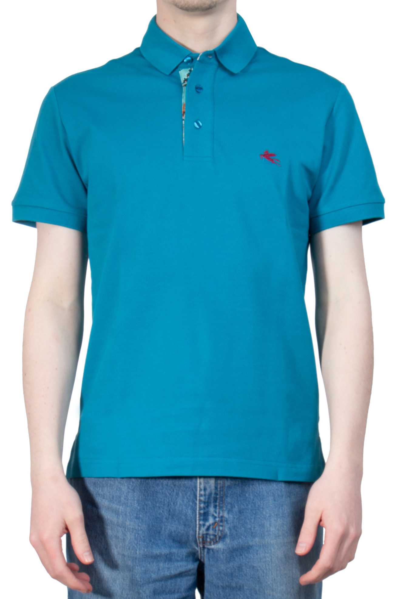 ETRO Pegaso Cotton Piqué Poloshirt