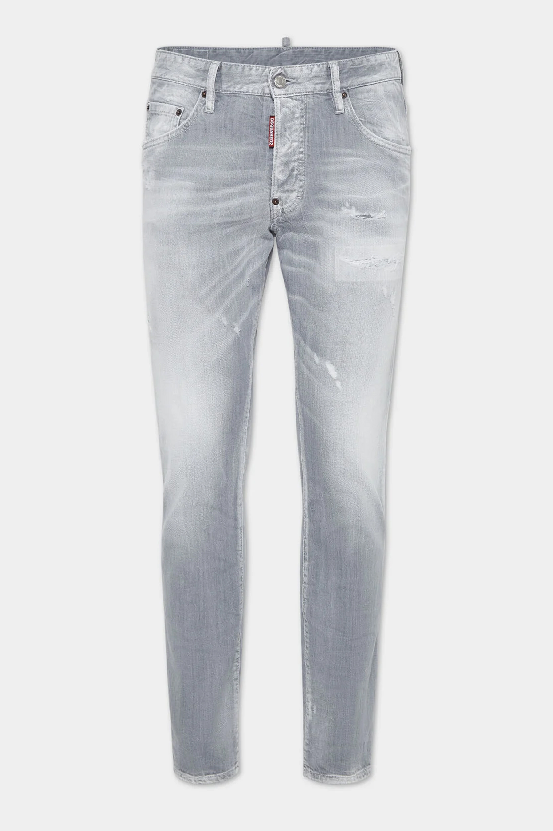 DSQUARED2 Brushed Cotton Stretch Denim Skater Jeans