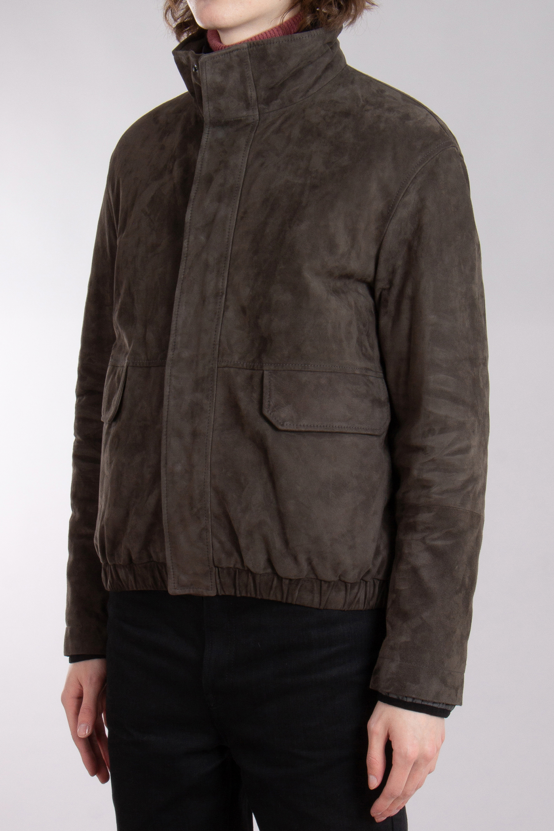 EMPORIO ARMANI 3-in-1 Goat Suede Jacket