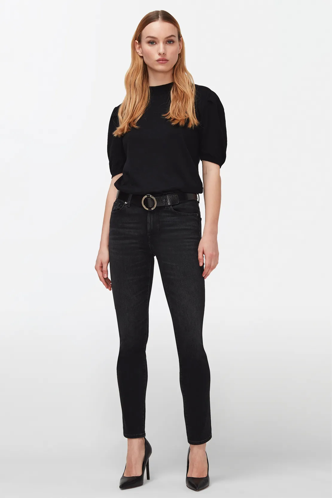 7 FOR ALL MANKIND Cotton Lyocell Blend Jeans Roxanne