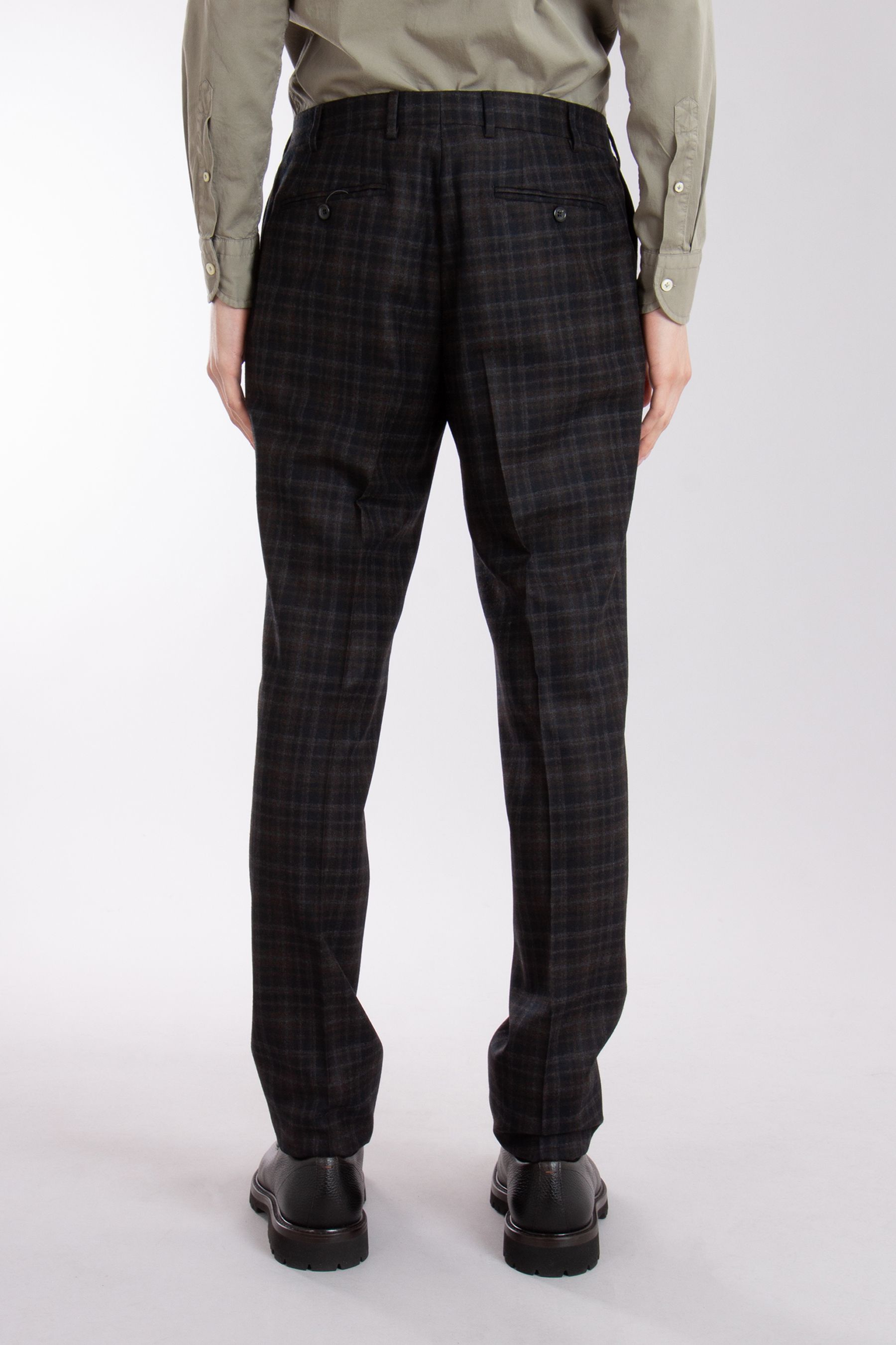 CANALI Modern Fit Checked Wool Suit Kei