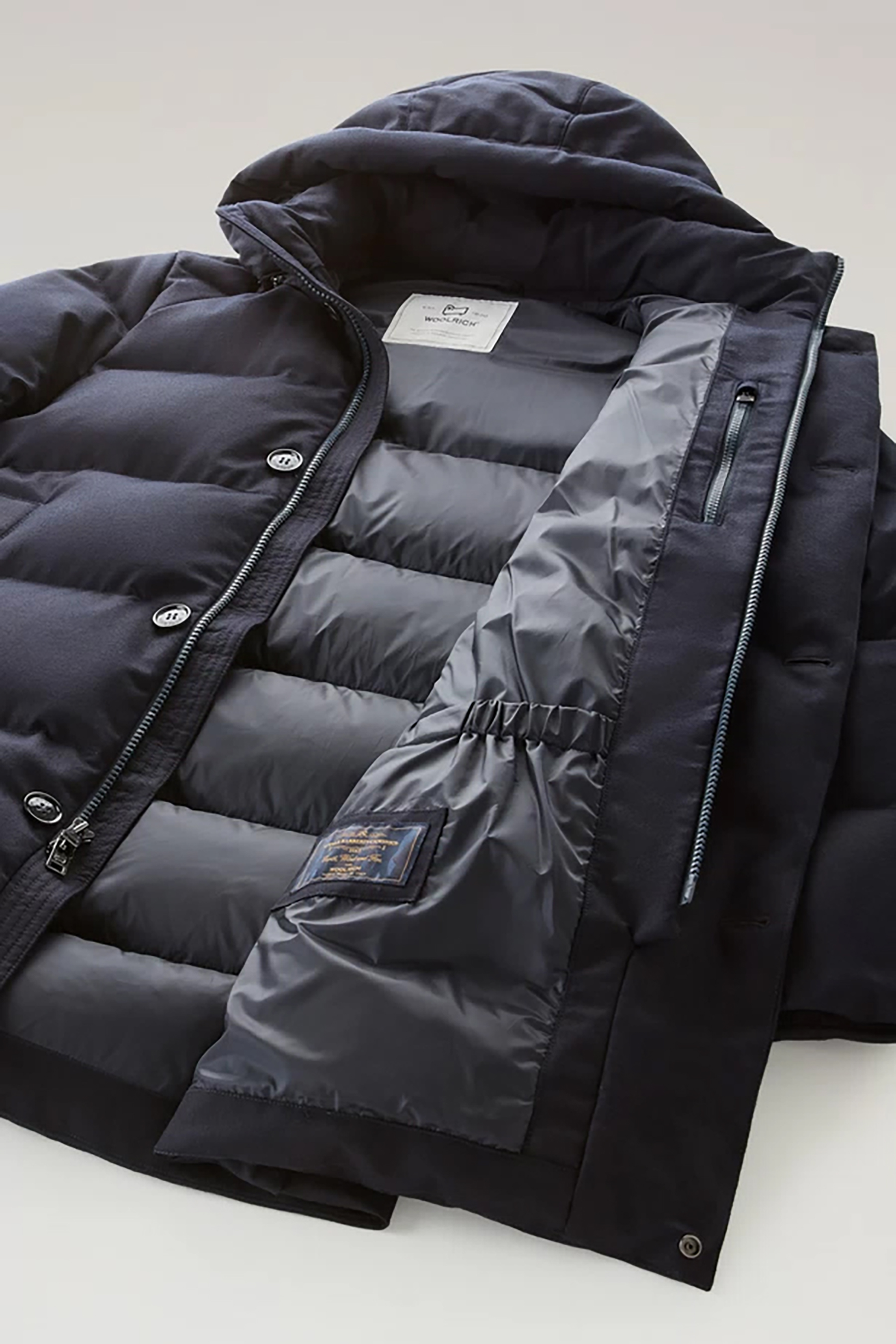 WOOLRICH Luxe Wool Down Parka