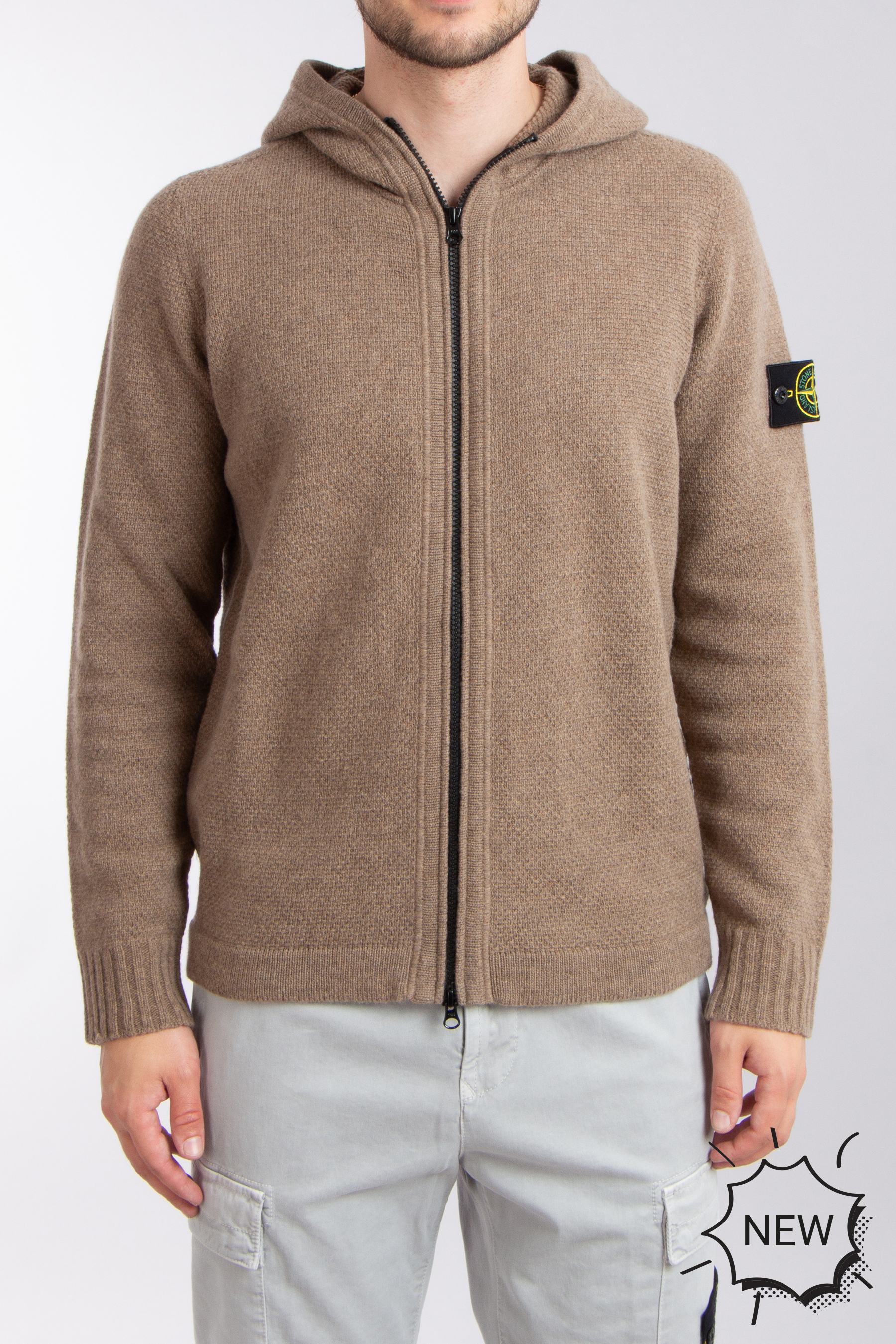 STONE ISLAND Wool Blend Cardigan