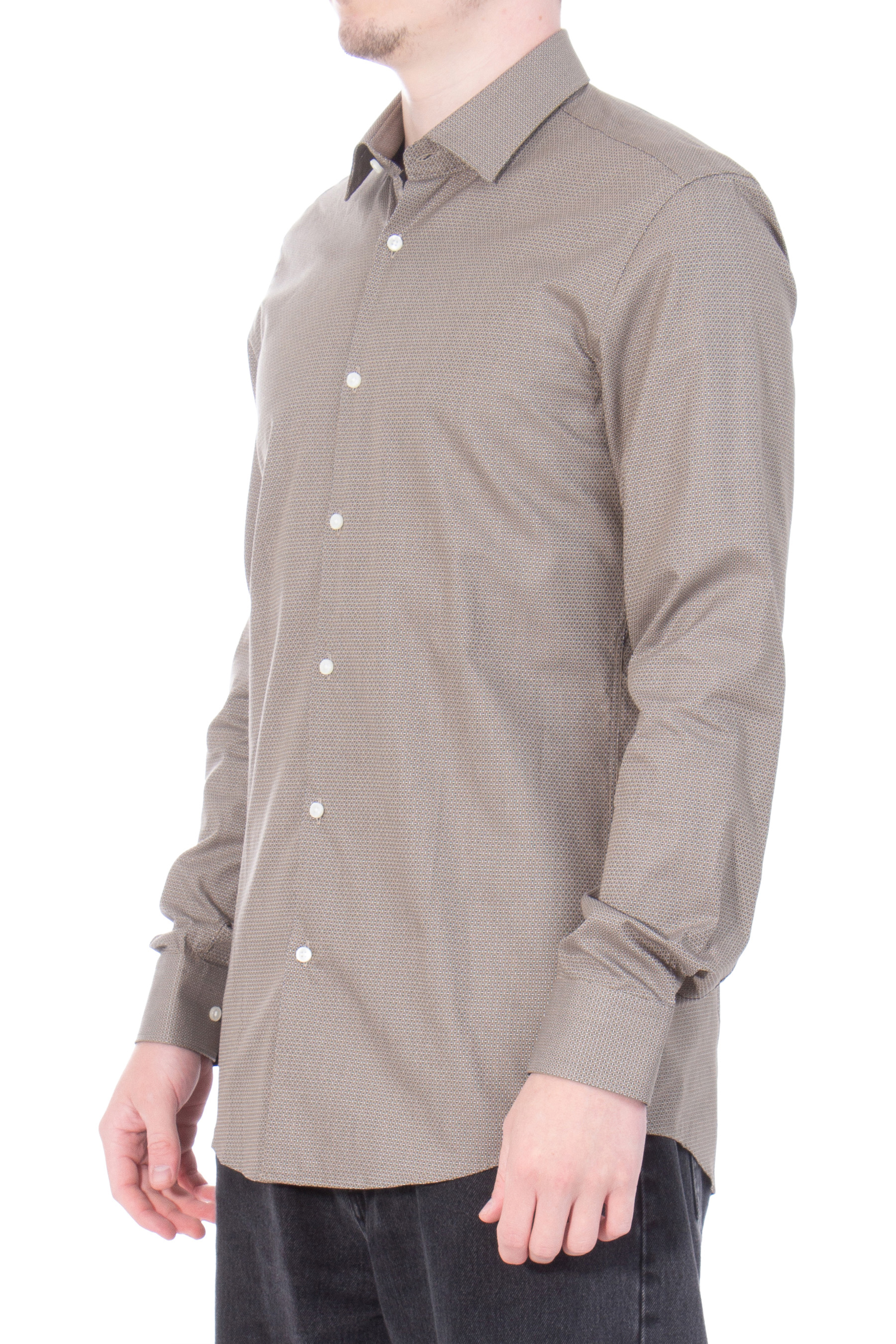 HUGO Micro-Patterned Cotton Shirt Koey