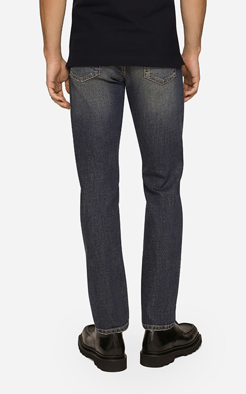 DOLCE & GABBANA Regular Cotton Stretch Jeans 