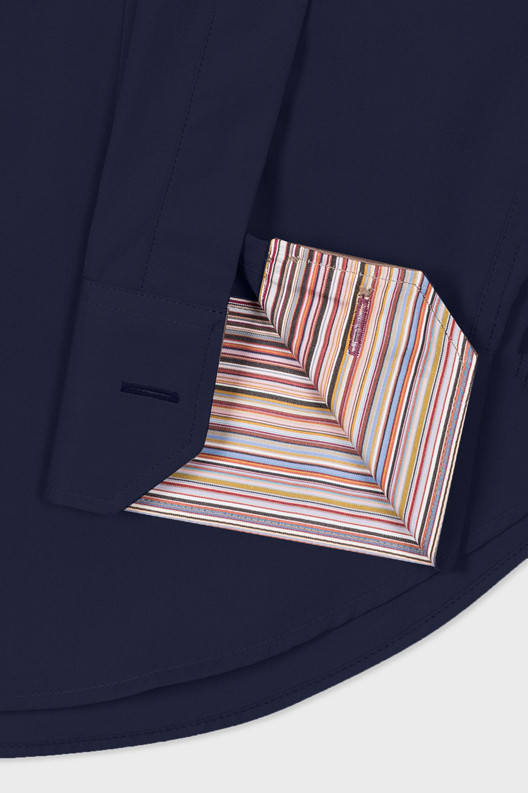 PAUL SMITH Tailored Fit 'Signature Stripe' Cuff Cotton Shirt