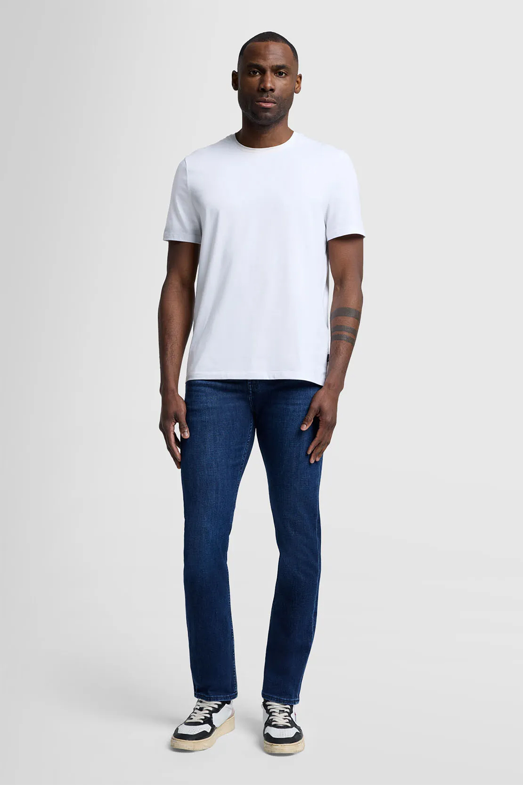 7 FOR ALL MANKIND Luxury Cotton-Cashmere-Stretch Denim Jeans Slimmy