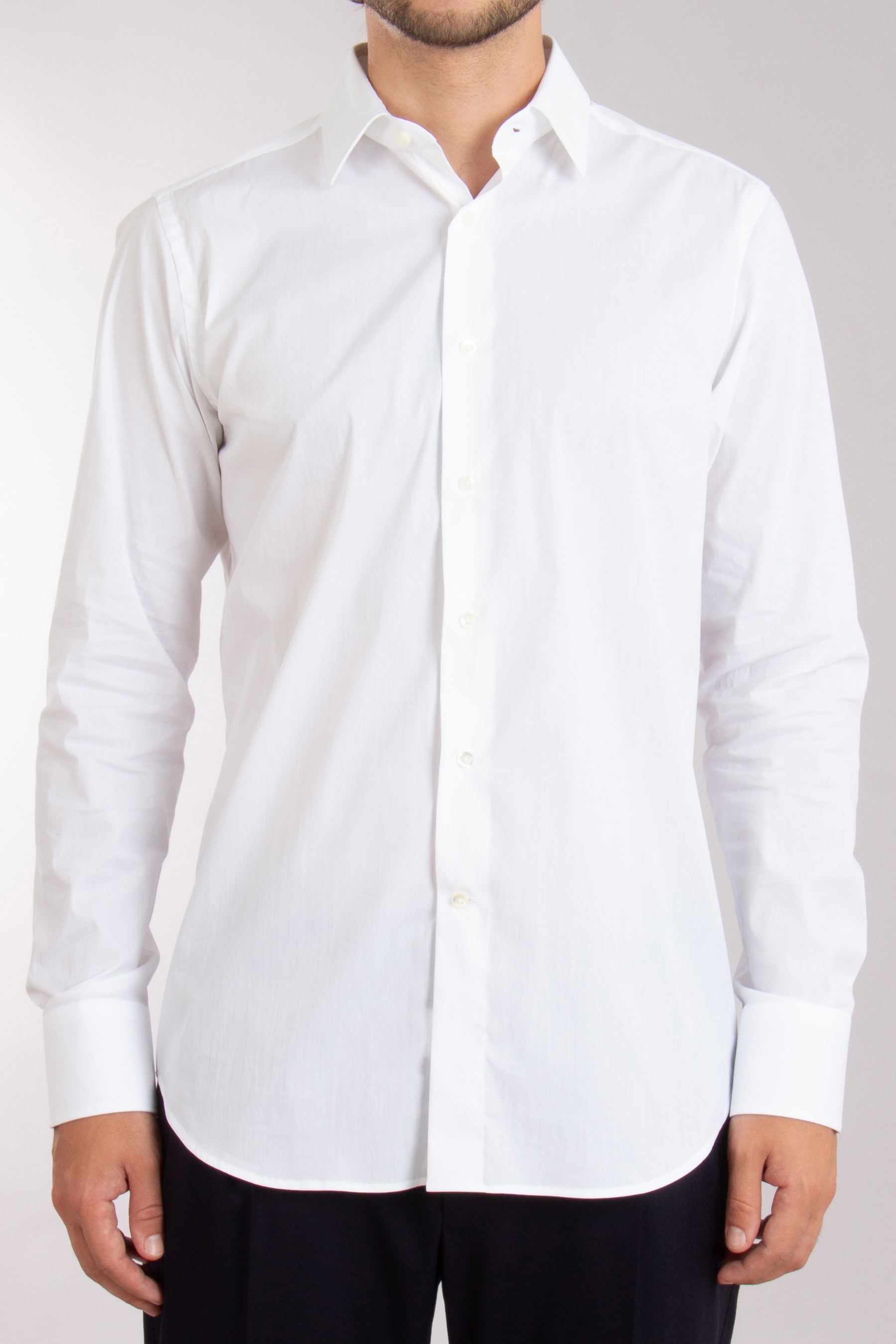 CANALI Regular Fit Cotton-Nylon-Stretch Shirt