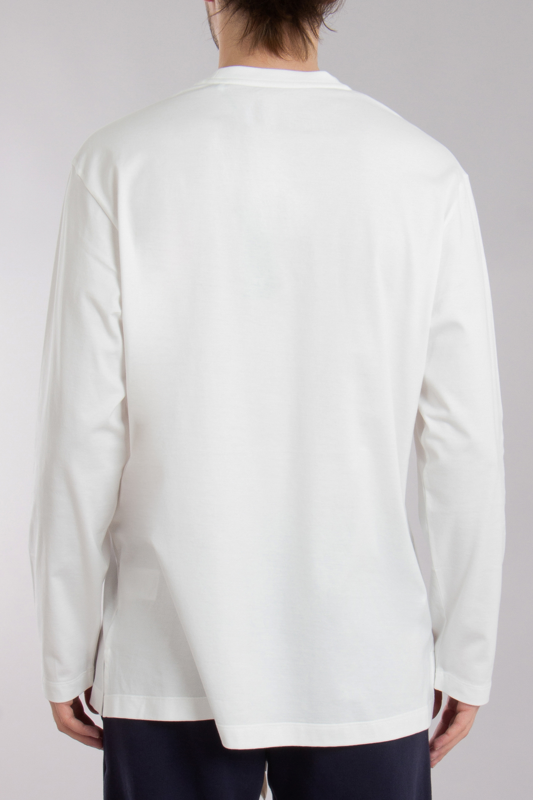 Y-3 Regular Cotton Jersey Long Sleeve T-Shirt