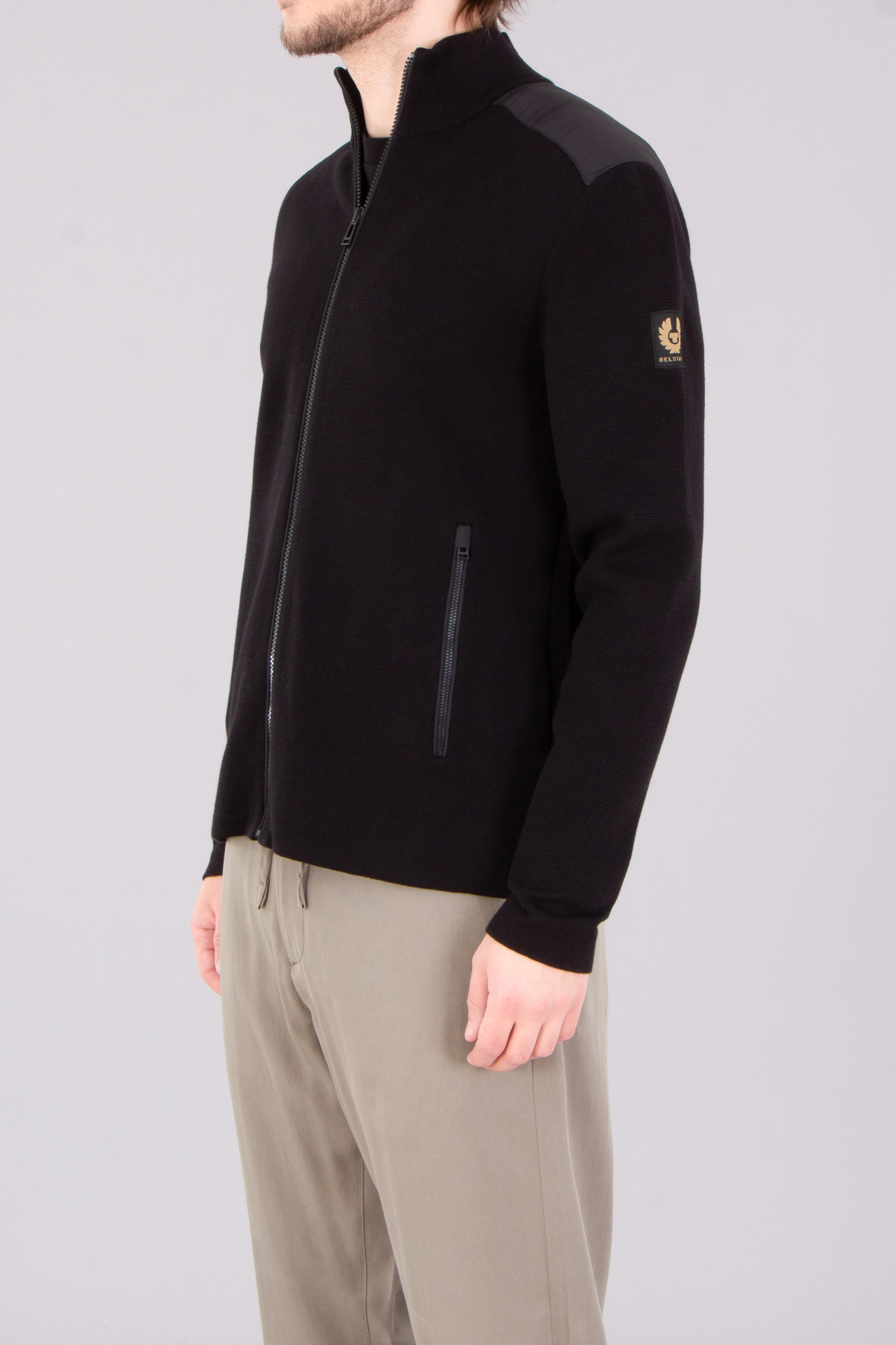 BELSTAFF Organic Cotton Verge Zip Cardigan