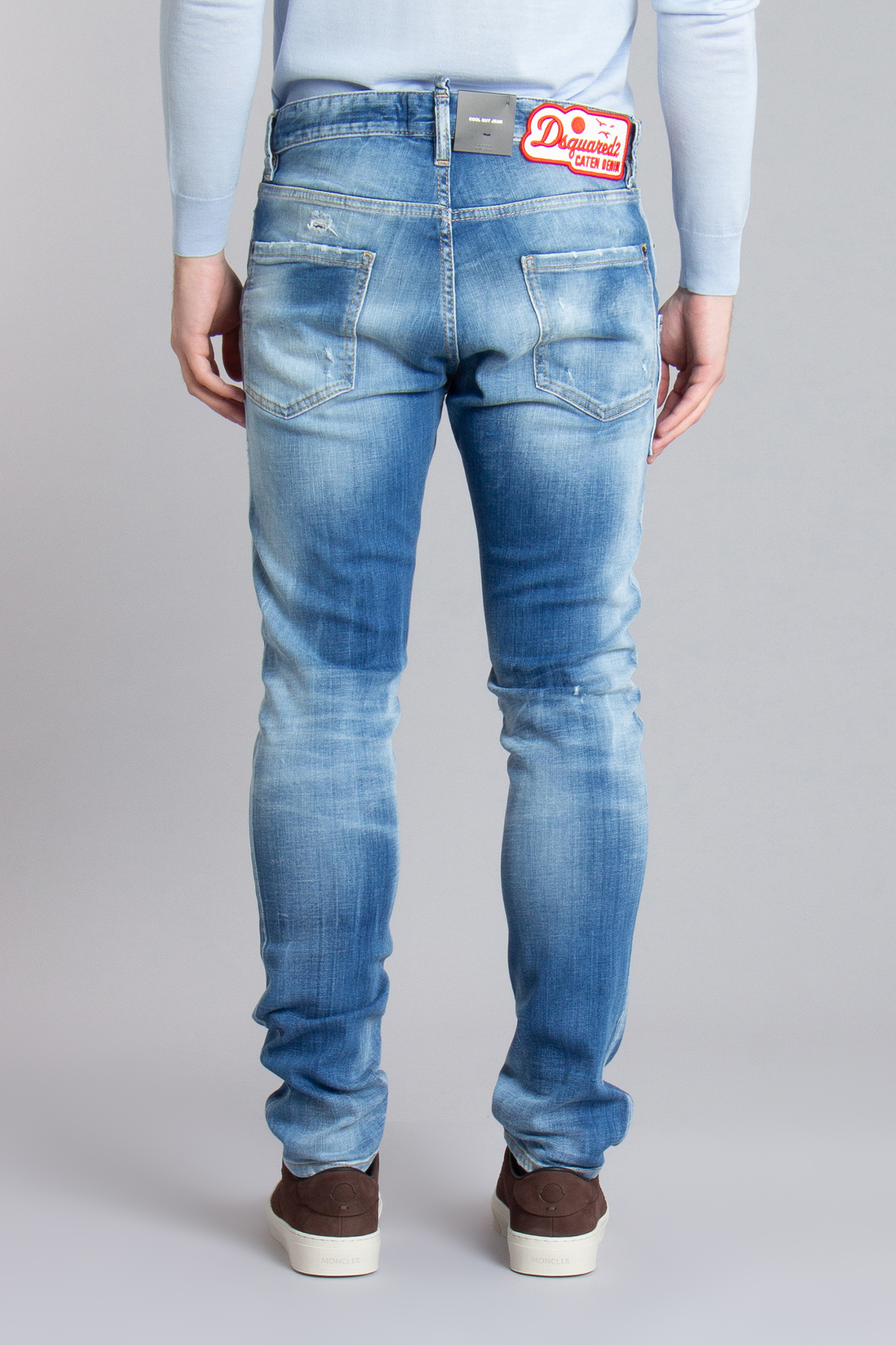 DSQUARED2 Cotton Stretch Denim Cool Guy Jeans