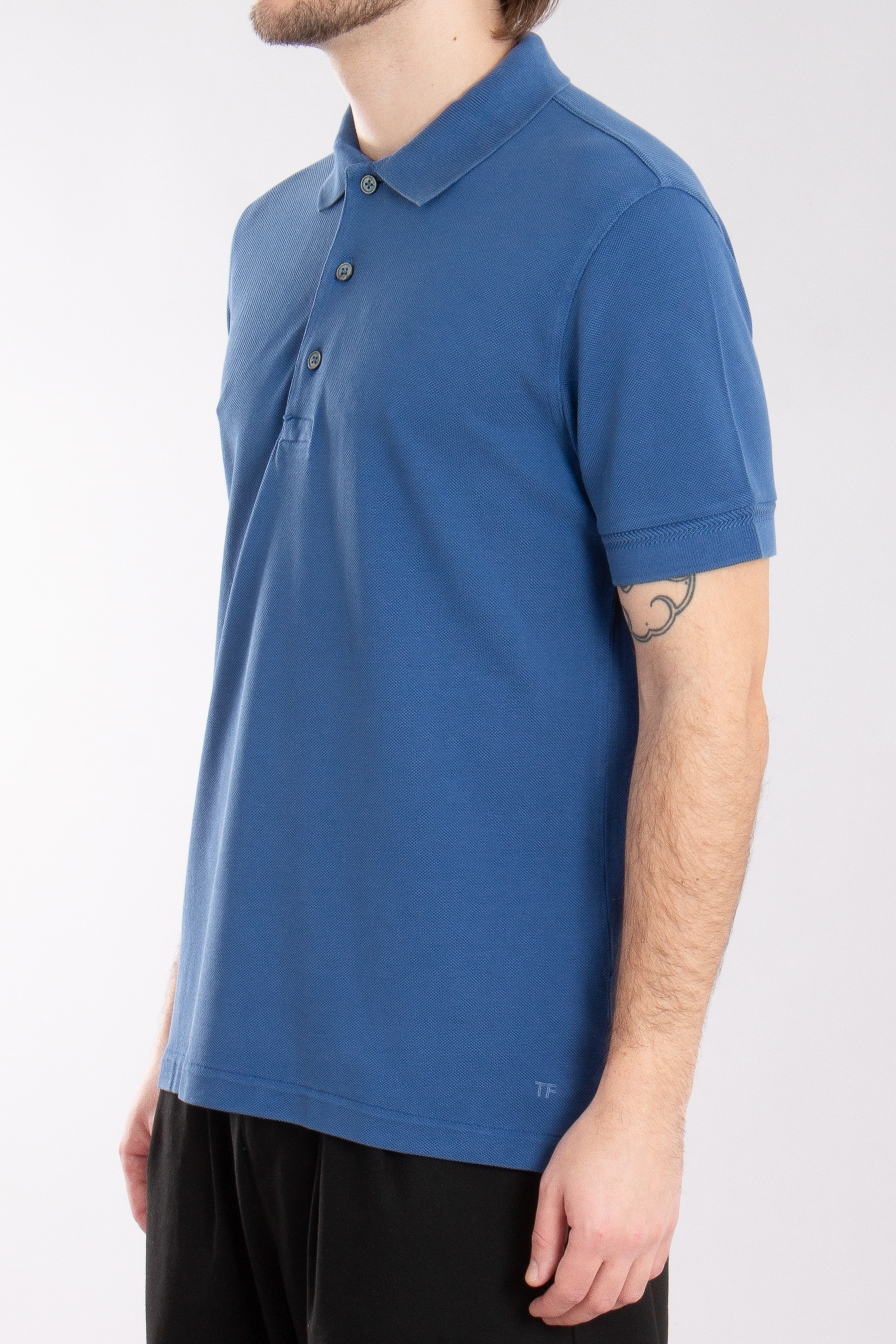 TOM FORD Garment-Dyed Lyocell-Cotton Piqué Polo Shirt