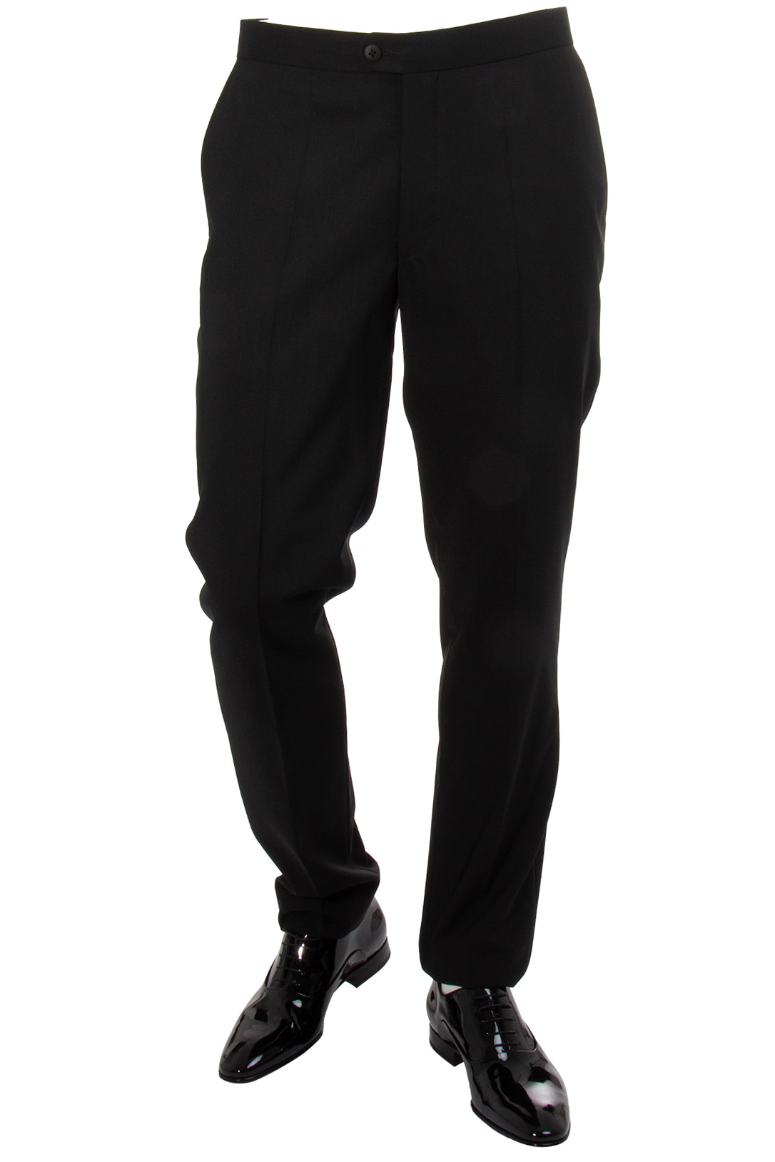 DRESSLER Shaped Fit Virgin Wool Tuxedo Pants Eron