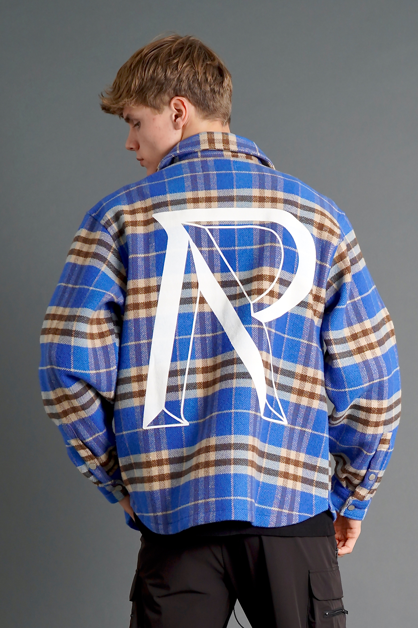 REPRESENT Initial Print Flannel Shirt