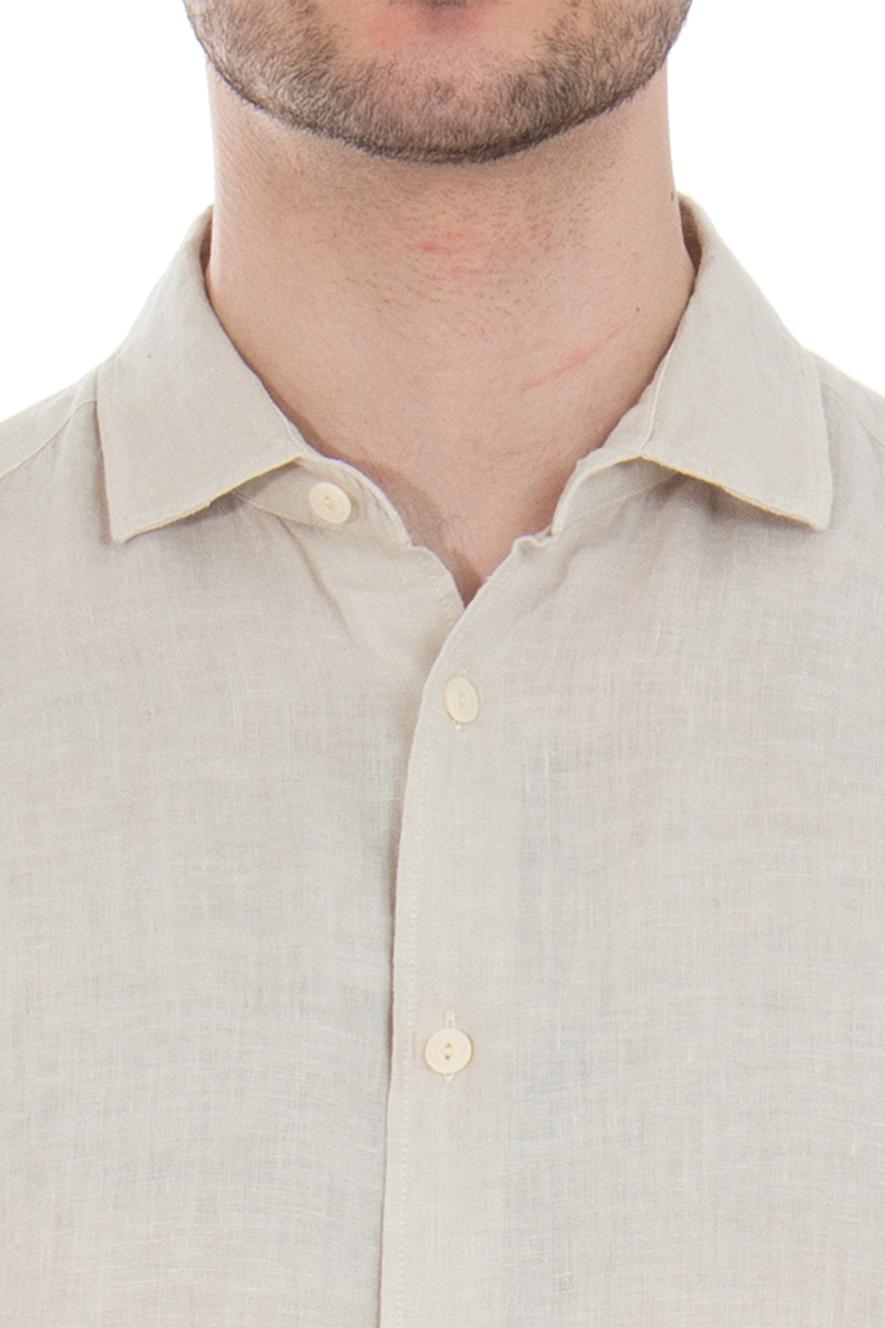 MC 2 SAINT BARTH Linen Shirt Pamplona