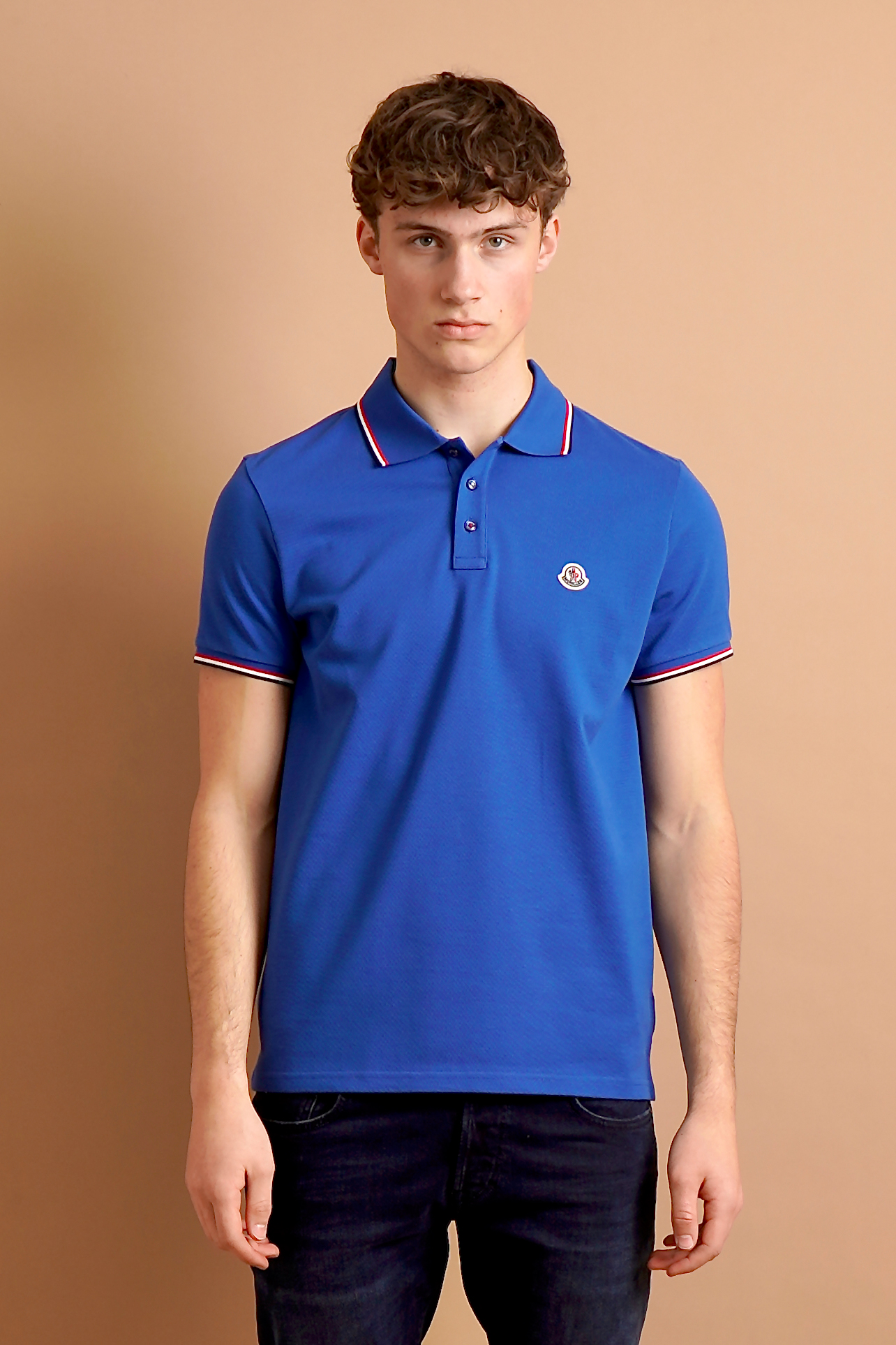 MONCLER Cotton Pique Polo Shirt 8A7030084556793