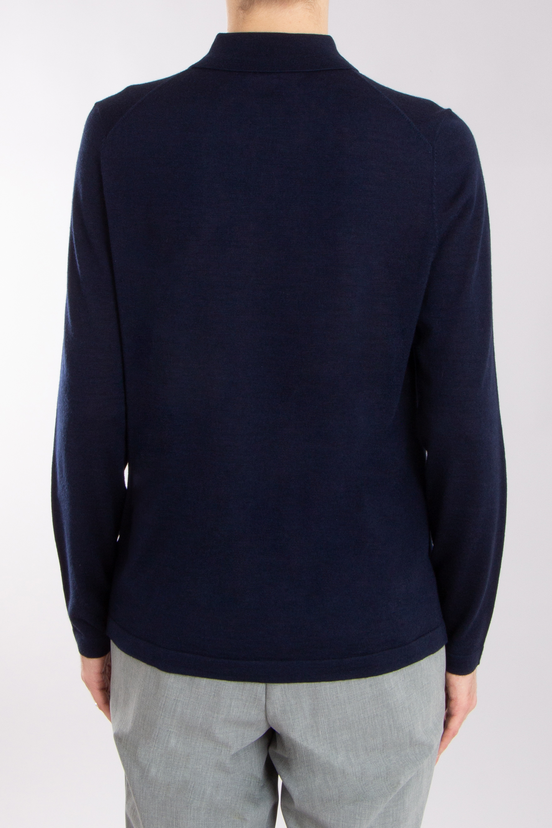 MIENTUS BERLIN Extrafine Wool-Silk-Cashmere Blend Knit Shirt