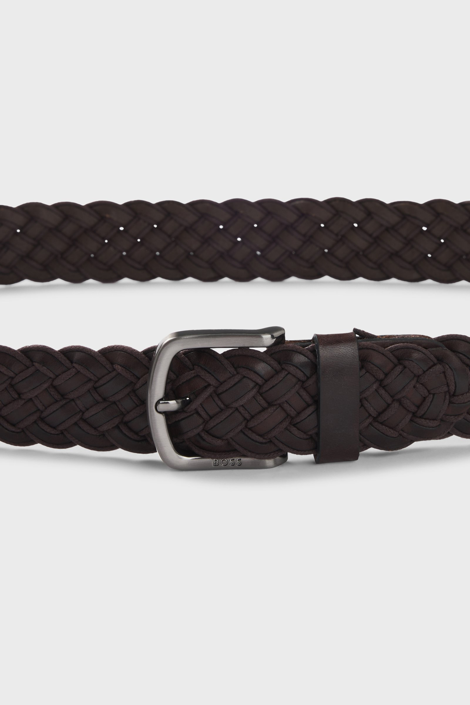 BOSS Woven Leather Belt Sash