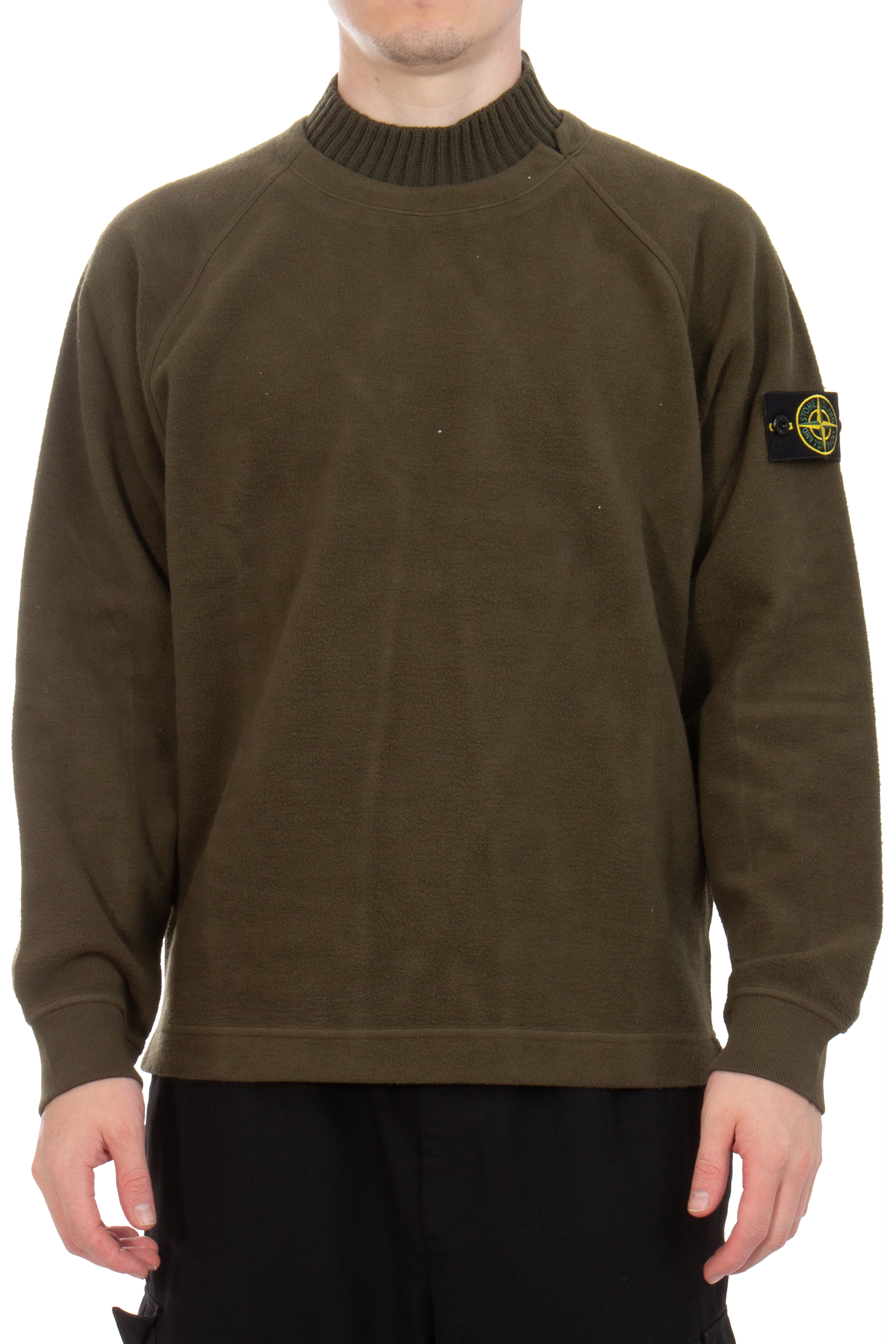 STONE ISLAND Cotton Nylon Blend Sweatshirt