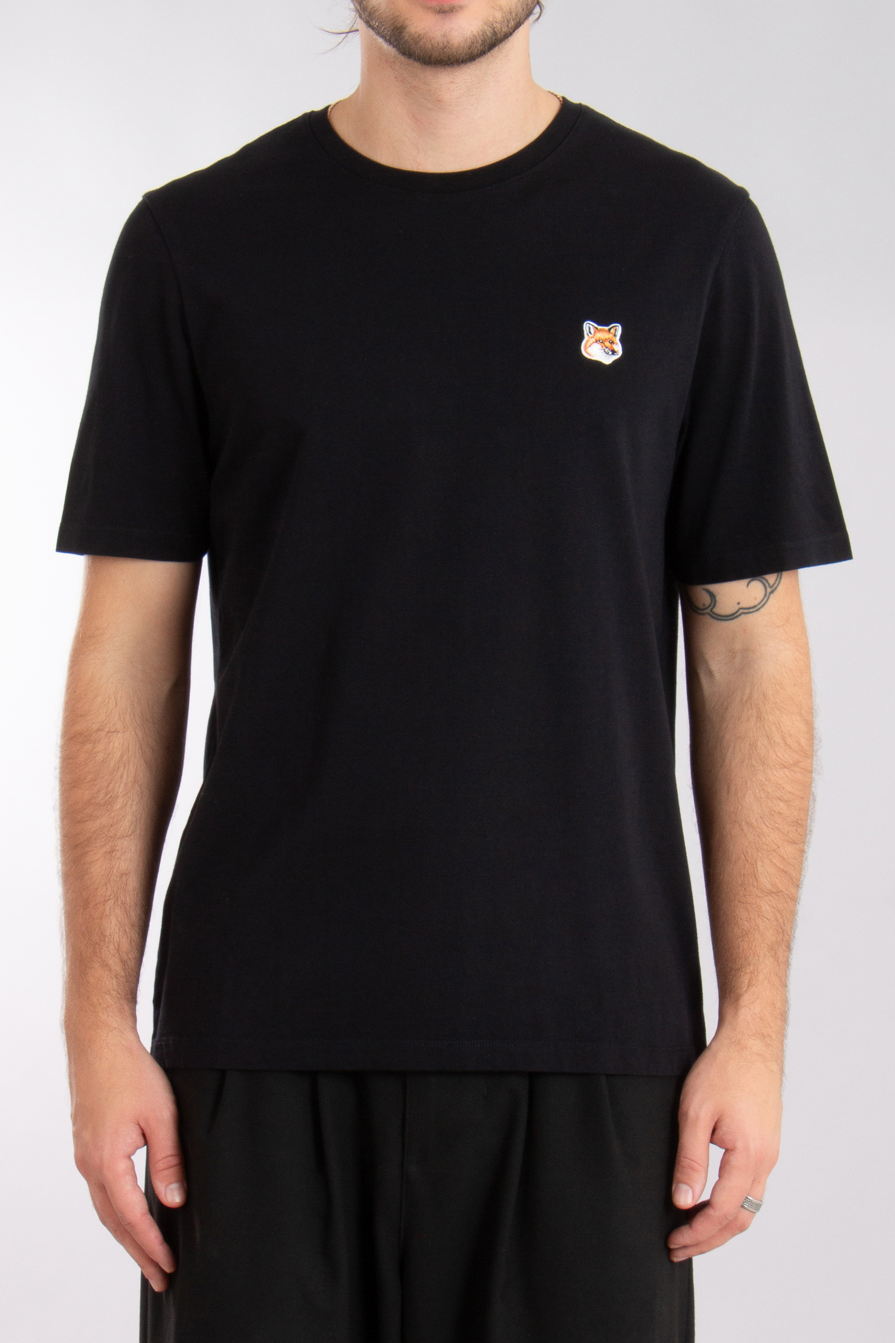 MAISON KITSUNÉ Fox Head Patch Cotton Jersey T-Shirt