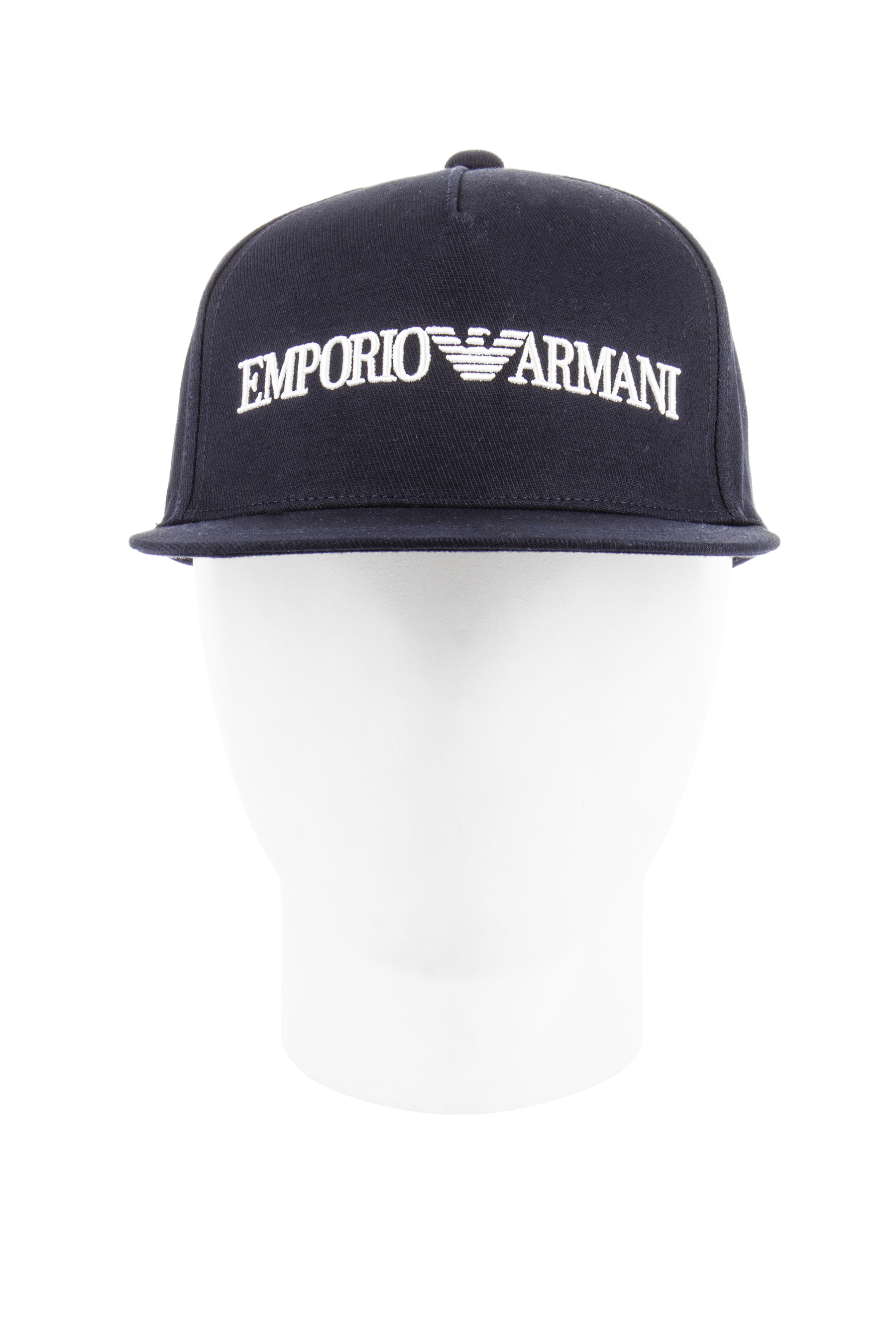 EMPORIO ARMANI Embroidered Cotton Cap