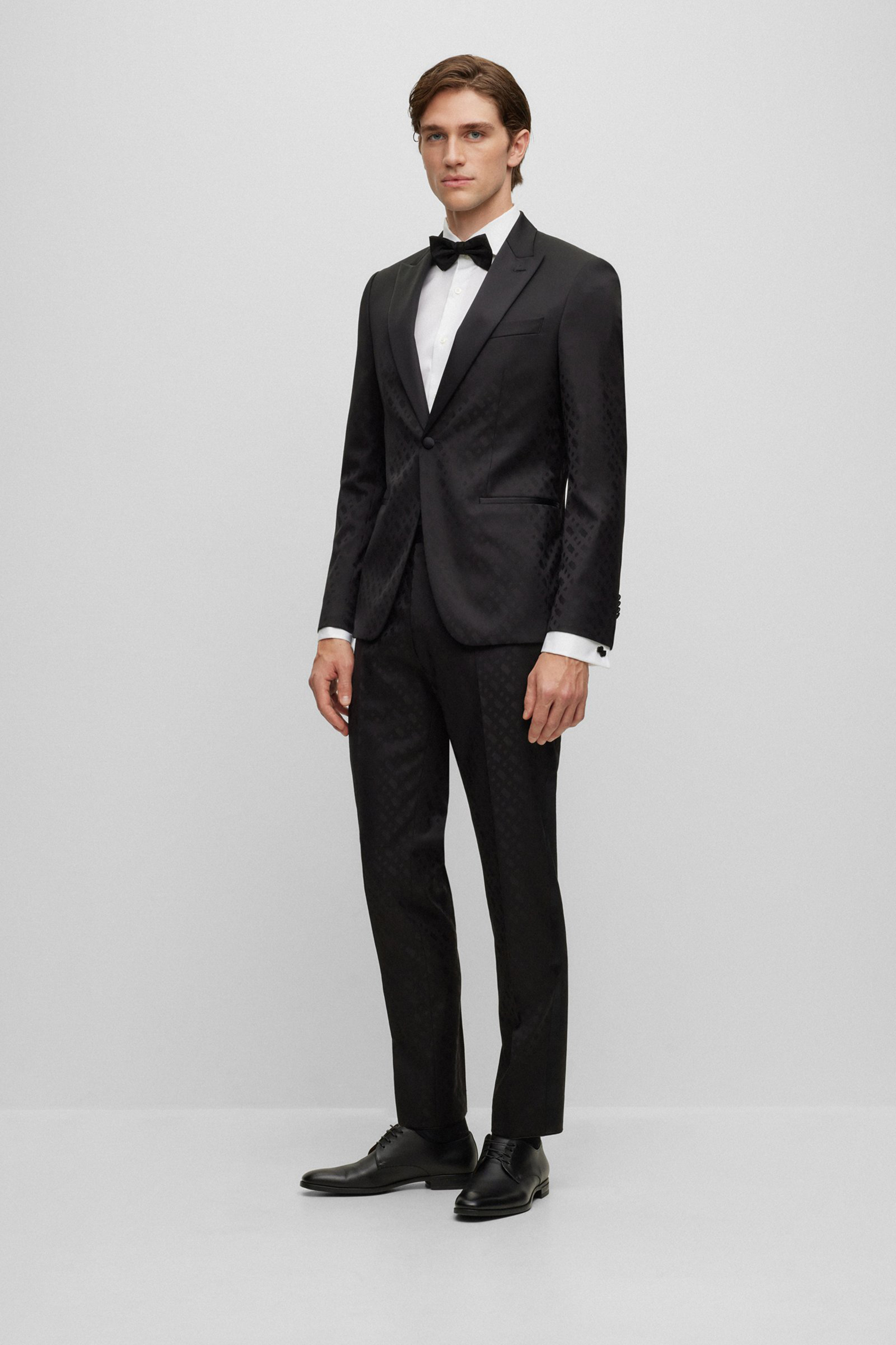 BOSS Slim Fit Virgin Wool Blend Tuxedo H-Huge