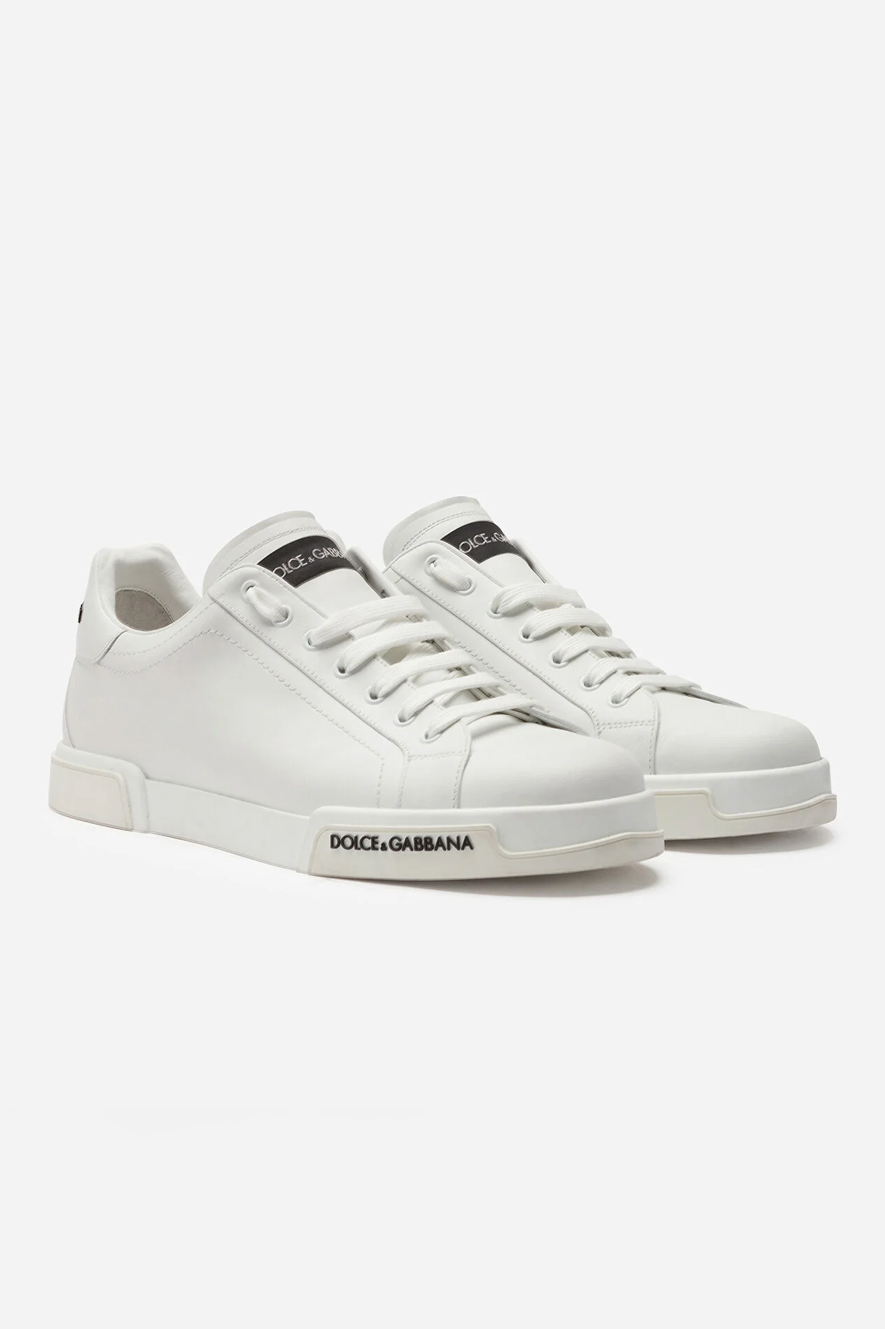 DOLCE & GABBANA Leather Sneakers Portifino Light