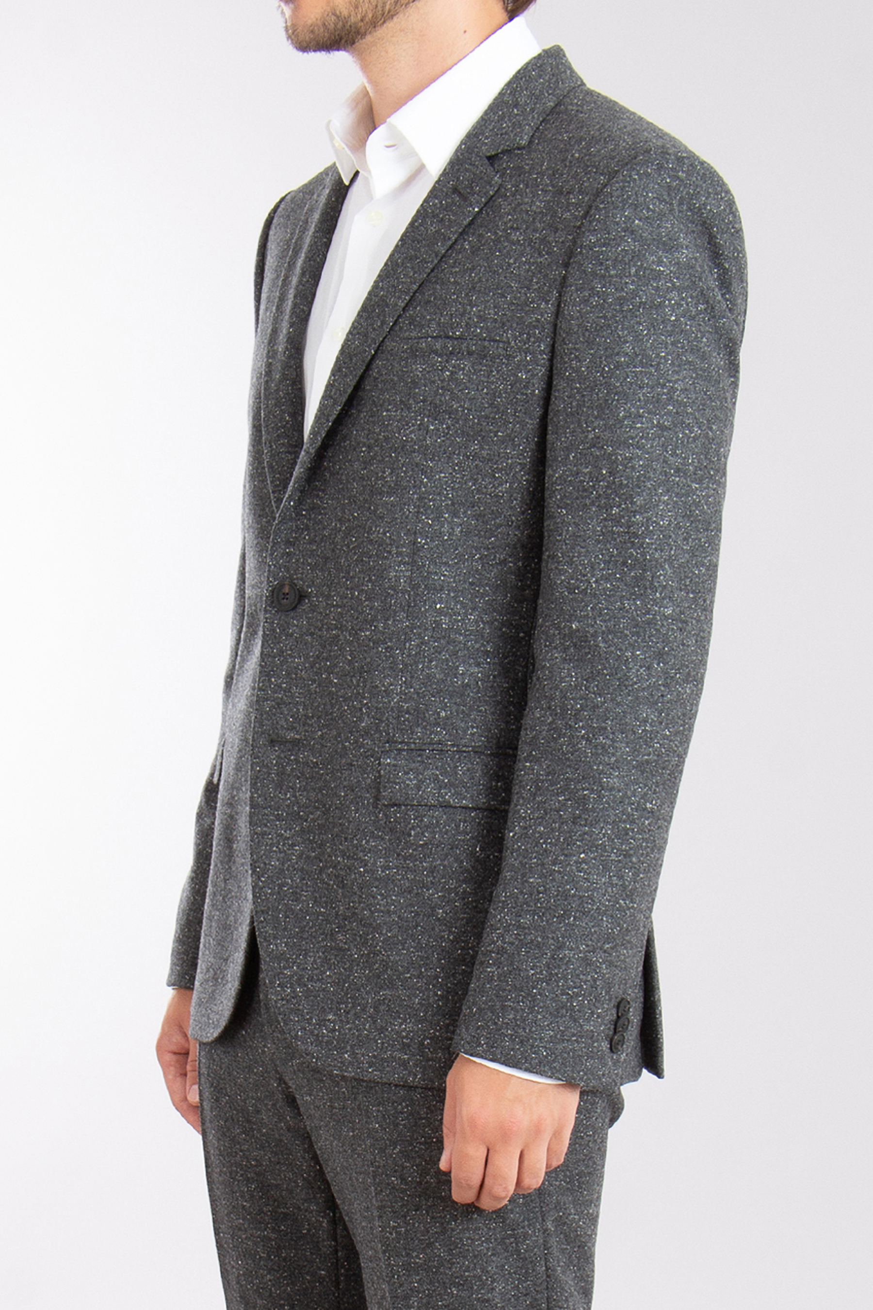 HUGO Extra Slim Fit Wool-Silk-Blend Jacket Arti