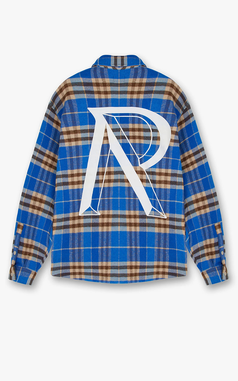 REPRESENT Initial Print Flannel Shirt